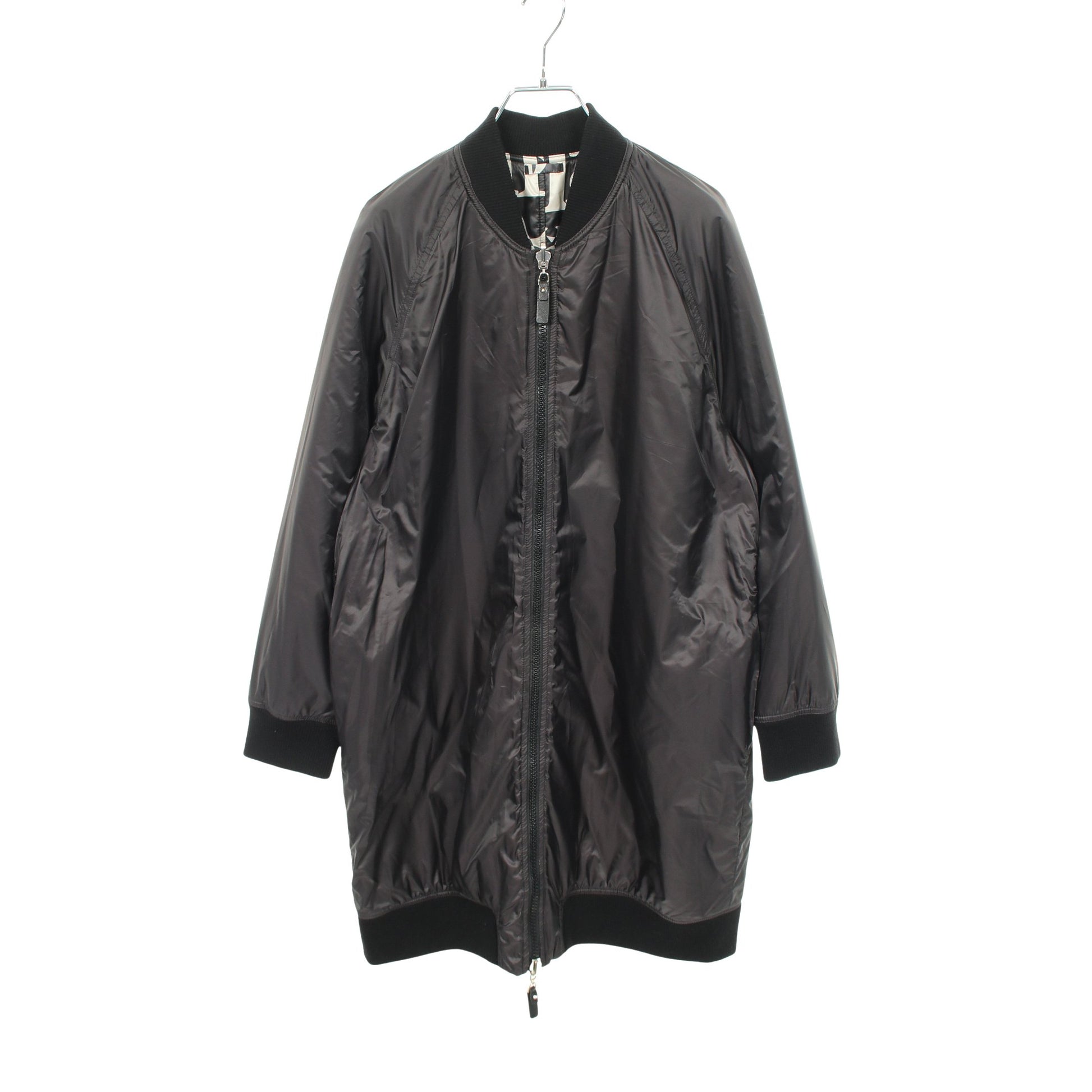 The Cube ジャケット 総柄 ブラック アイボリー 中綿 リバーシブル マックスマーラ アウター Max Mara