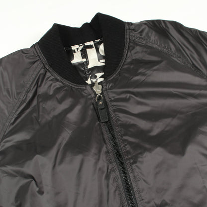 The Cube ジャケット 総柄 ブラック アイボリー 中綿 リバーシブル マックスマーラ アウター Max Mara