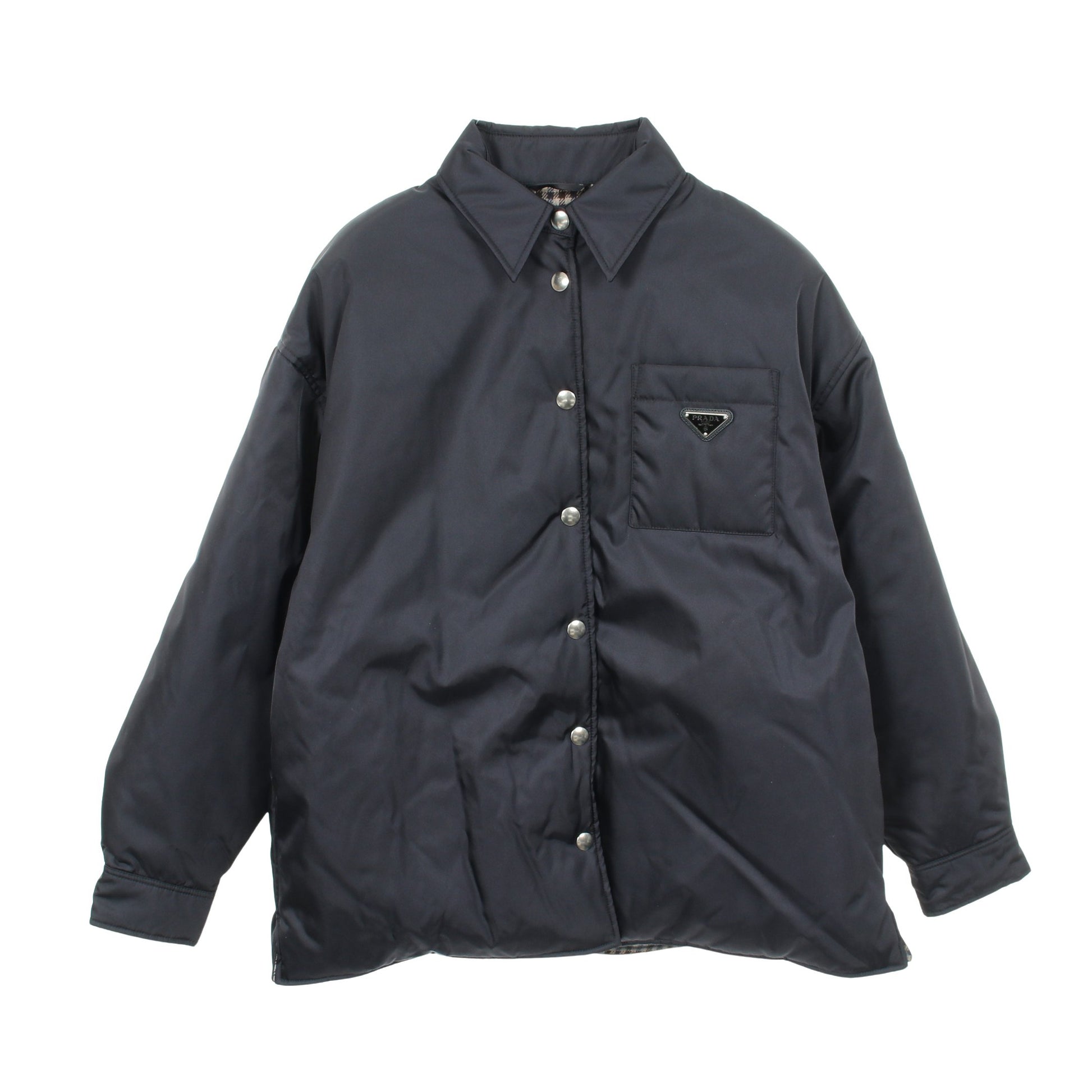 Re-Nylon ジャケット ナイロン ネイビー 中綿 プラダ アウター PRADA