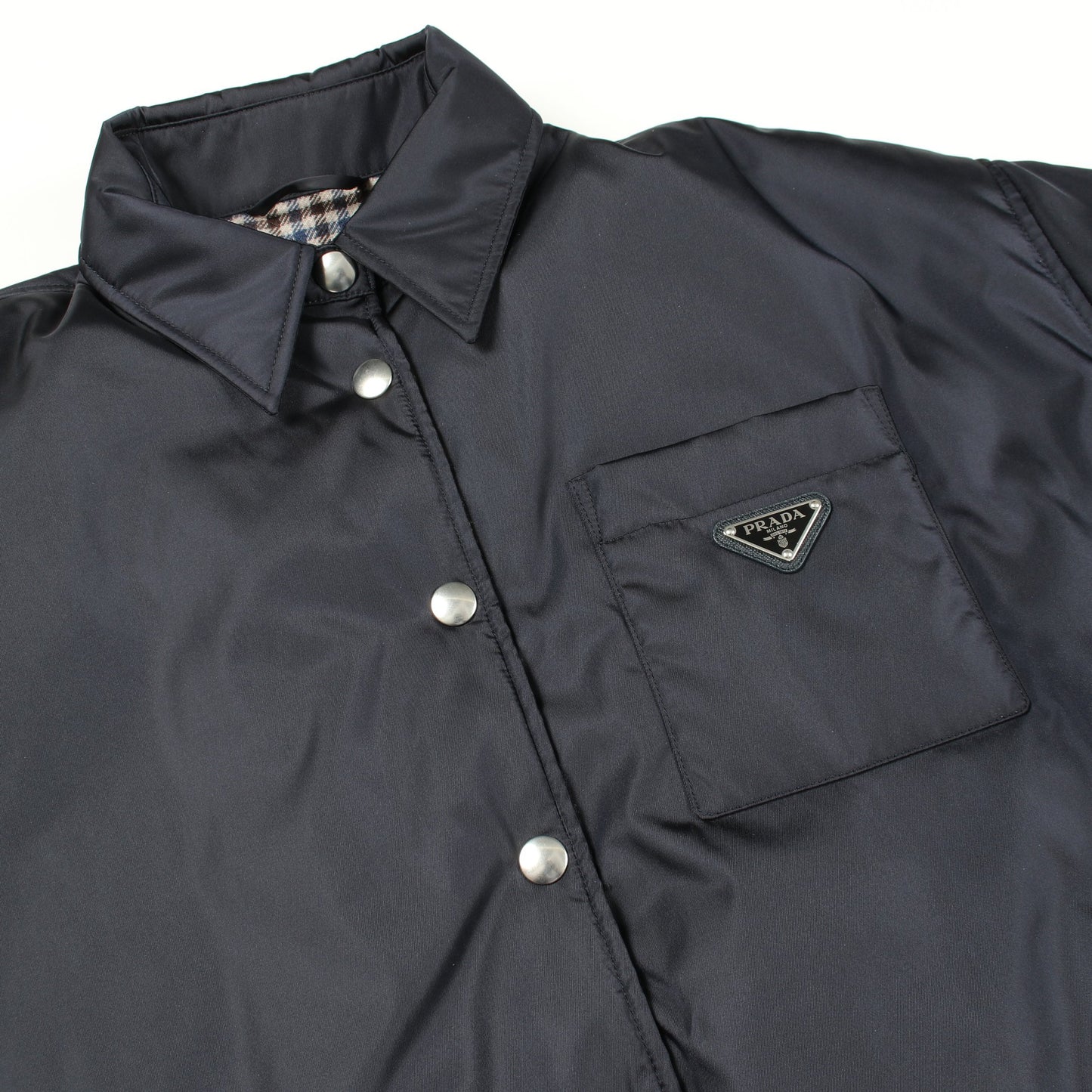 Re-Nylon ジャケット ナイロン ネイビー 中綿 プラダ アウター PRADA