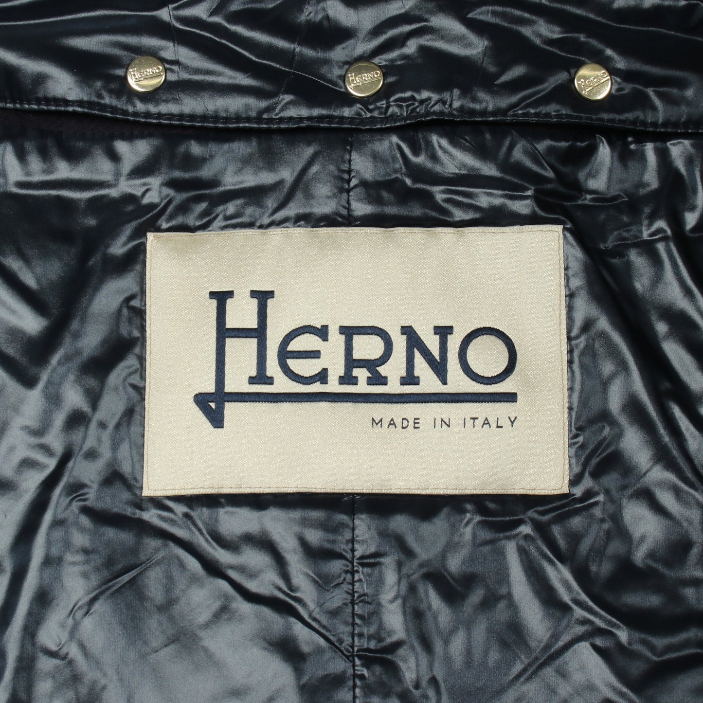 コート ウール ナイロン ネイビー 切替 ヘルノ アウター HERNO