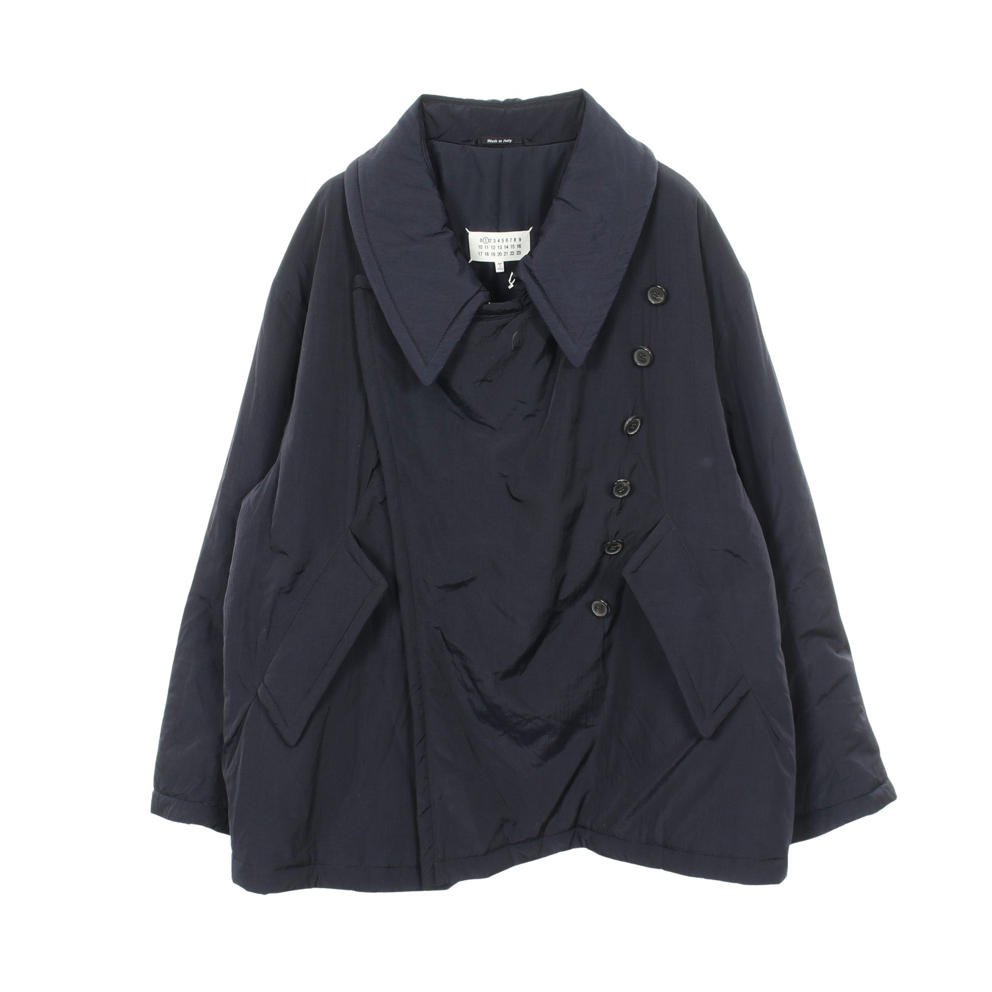 パデット コート ナイロン ネイビー 中綿 メゾンマルジェラ1 アウター Maison Margiela 1