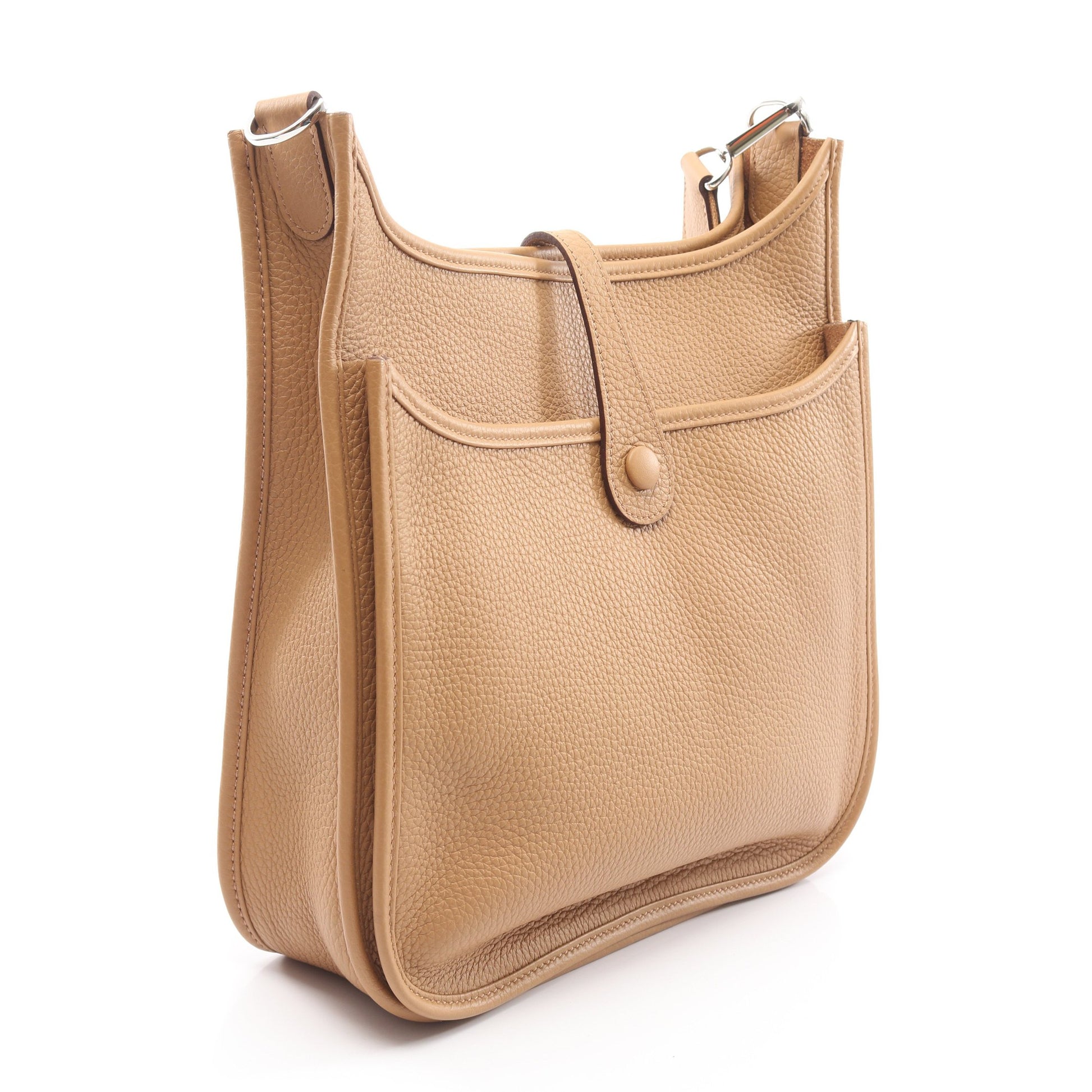 エヴリン 3 トロワ PM ビスキュイ ショルダーバッグ トリヨンクレマンス ベージュ シルバー金具 K刻印 エルメス バッグ HERMES
