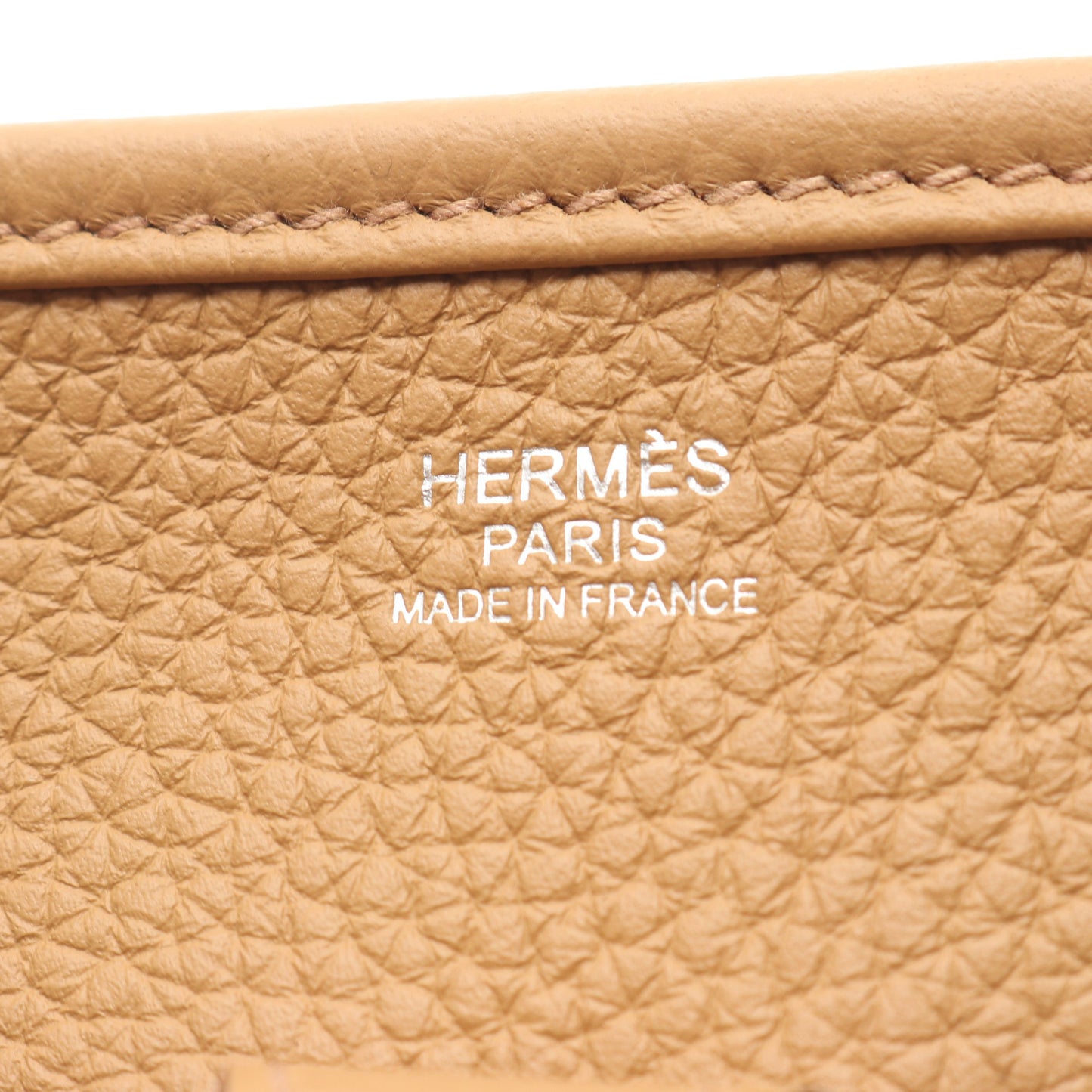 エヴリン 3 トロワ PM ビスキュイ ショルダーバッグ トリヨンクレマンス ベージュ シルバー金具 K刻印 エルメス バッグ HERMES
