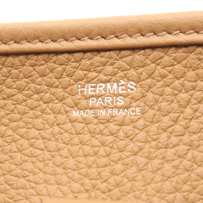 エヴリン 3 トロワ PM ビスキュイ ショルダーバッグ トリヨンクレマンス ベージュ シルバー金具 K刻印 エルメス バッグ HERMES