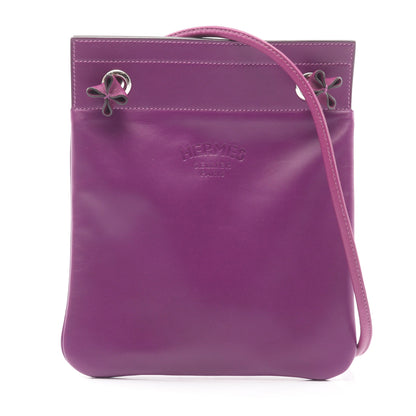 サックアリーヌ ミニ アネモネ ショルダーバッグ ヴォースイフト パープル シルバー金具 Y刻印 エルメス バッグ HERMES
