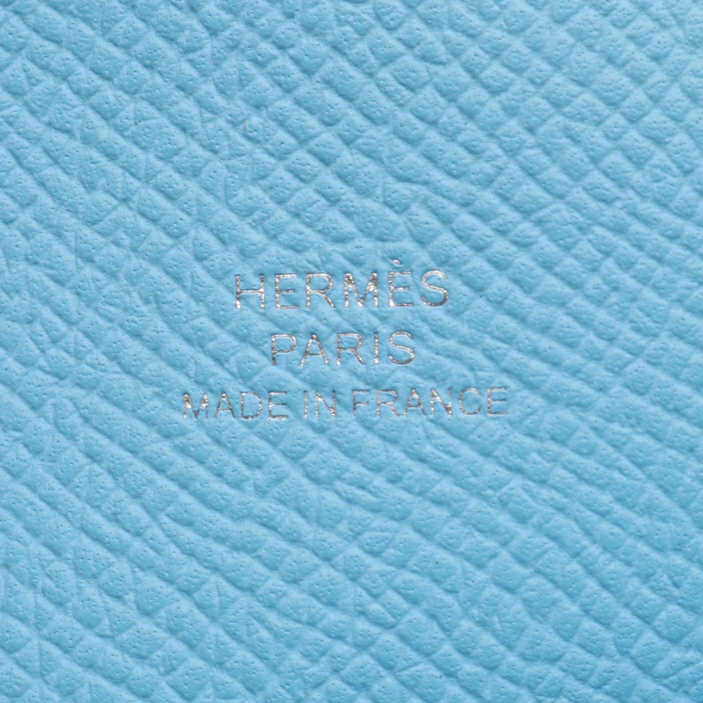 ナップ トゥーゴー セレスト ショルダーバッグ ヴォーエプソン ライトブルー シルバー金具 B刻印 エルメス バッグ HERMES