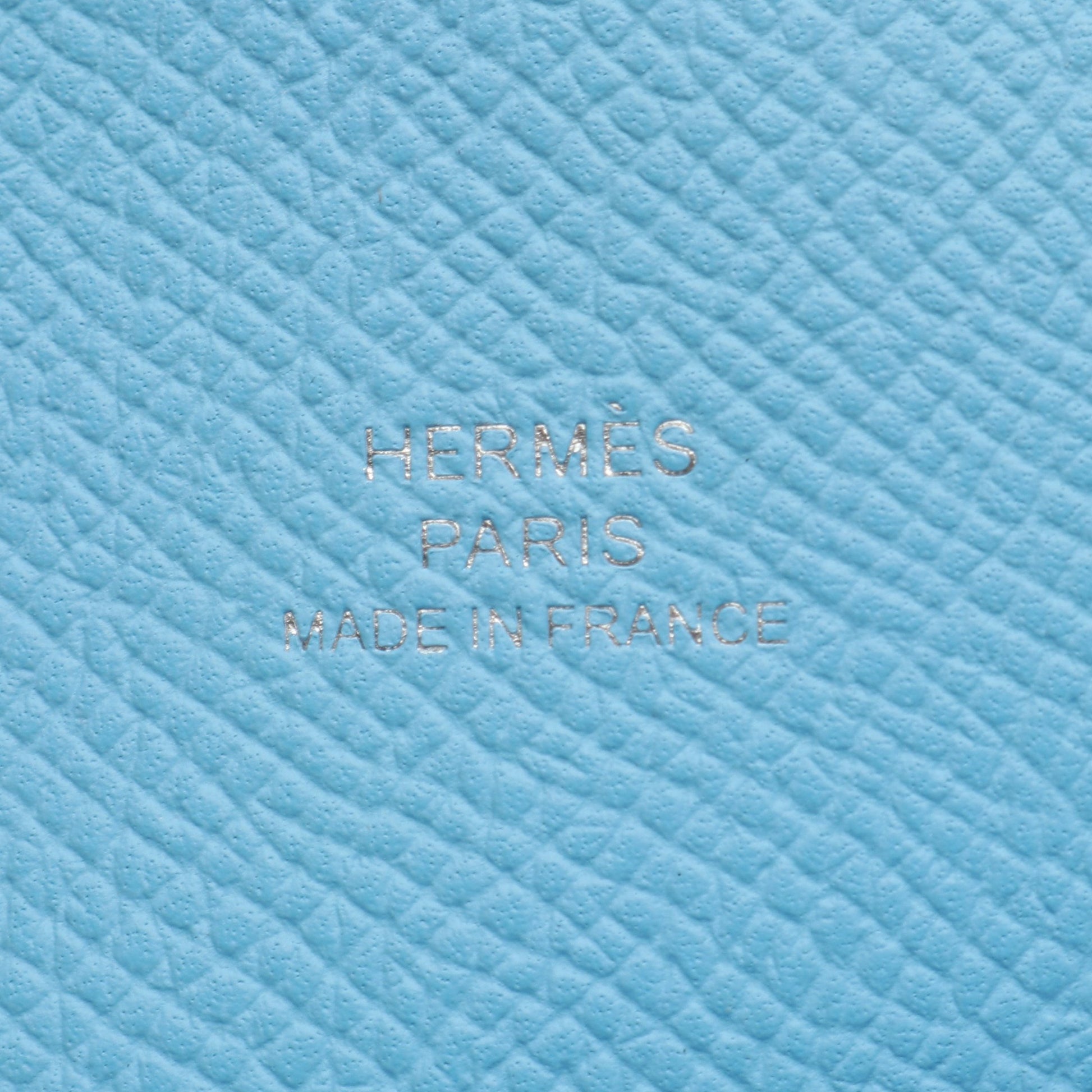ナップ トゥーゴー セレスト ショルダーバッグ ヴォーエプソン ライトブルー シルバー金具 B刻印 エルメス バッグ HERMES