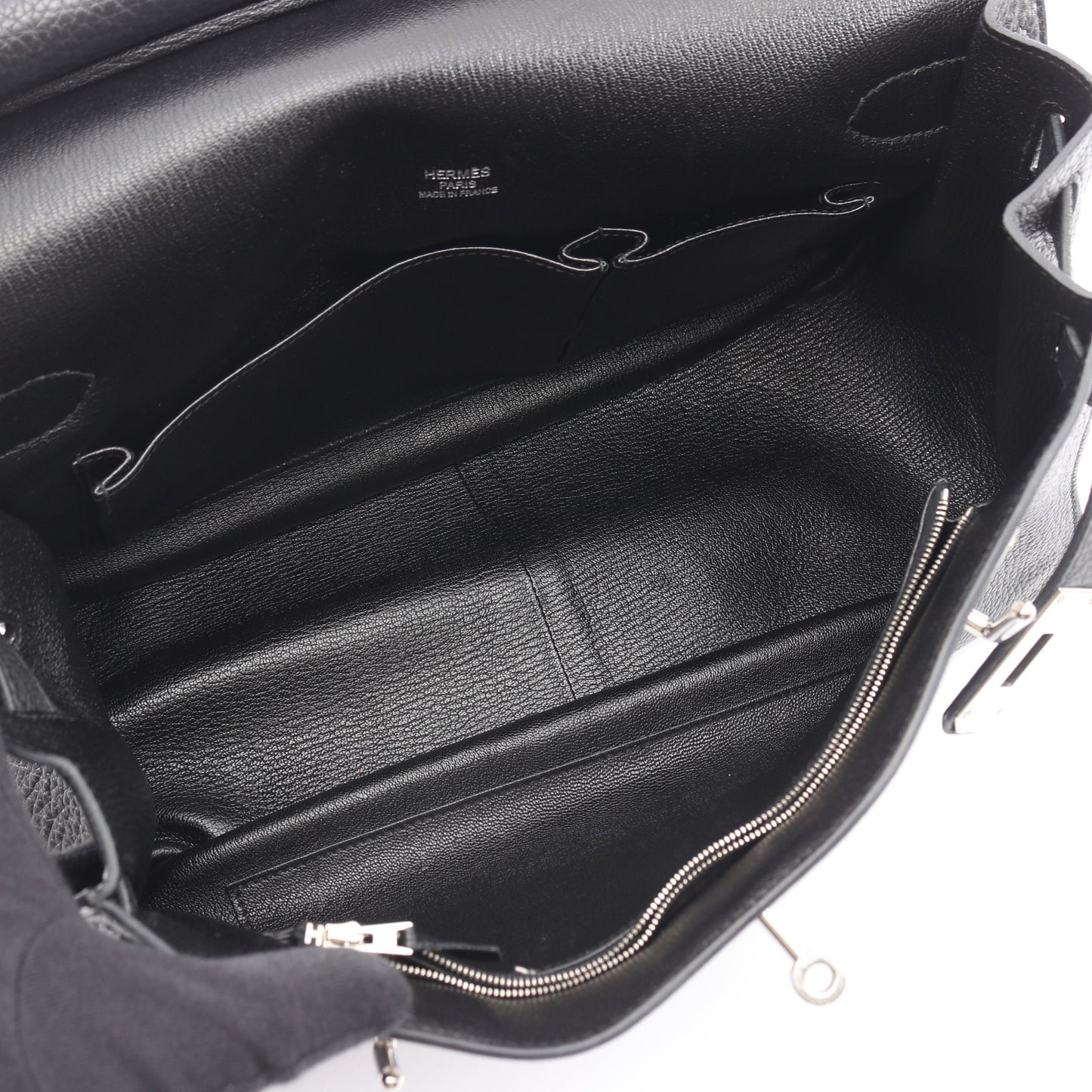ジプシエール34 ショルダーバッグ トリヨンクレマンス ブラック シルバー金具 □P刻印 エルメス バッグ HERMES