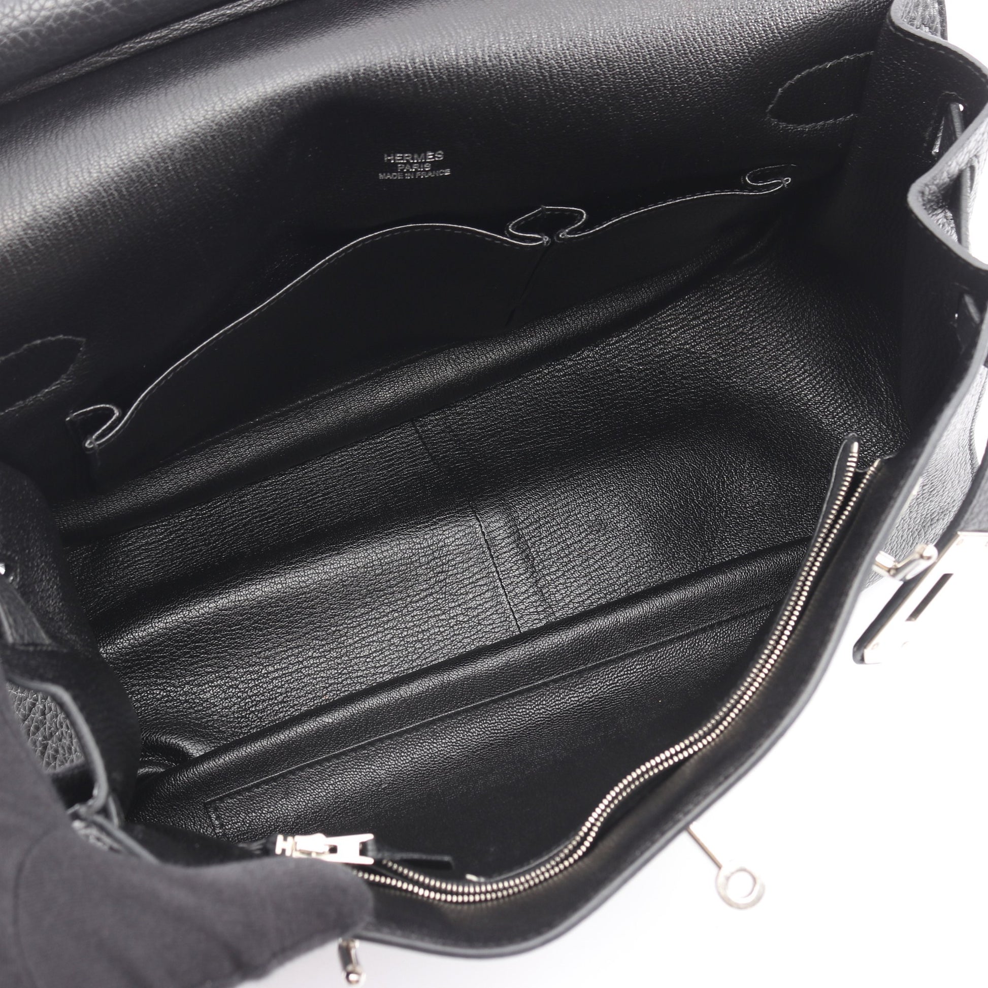 ジプシエール34 ショルダーバッグ トリヨンクレマンス ブラック シルバー金具 □P刻印 エルメス バッグ HERMES