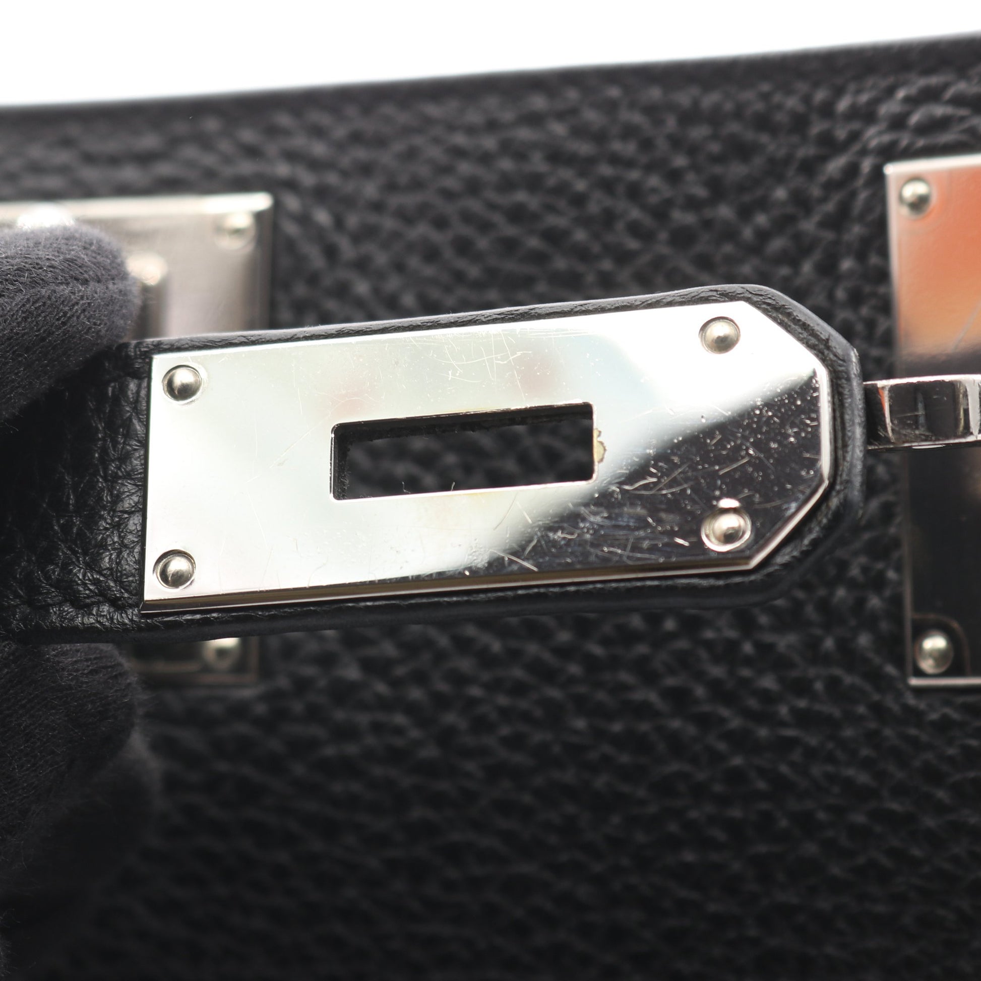 ジプシエール34 ショルダーバッグ トリヨンクレマンス ブラック シルバー金具 □P刻印 エルメス バッグ HERMES