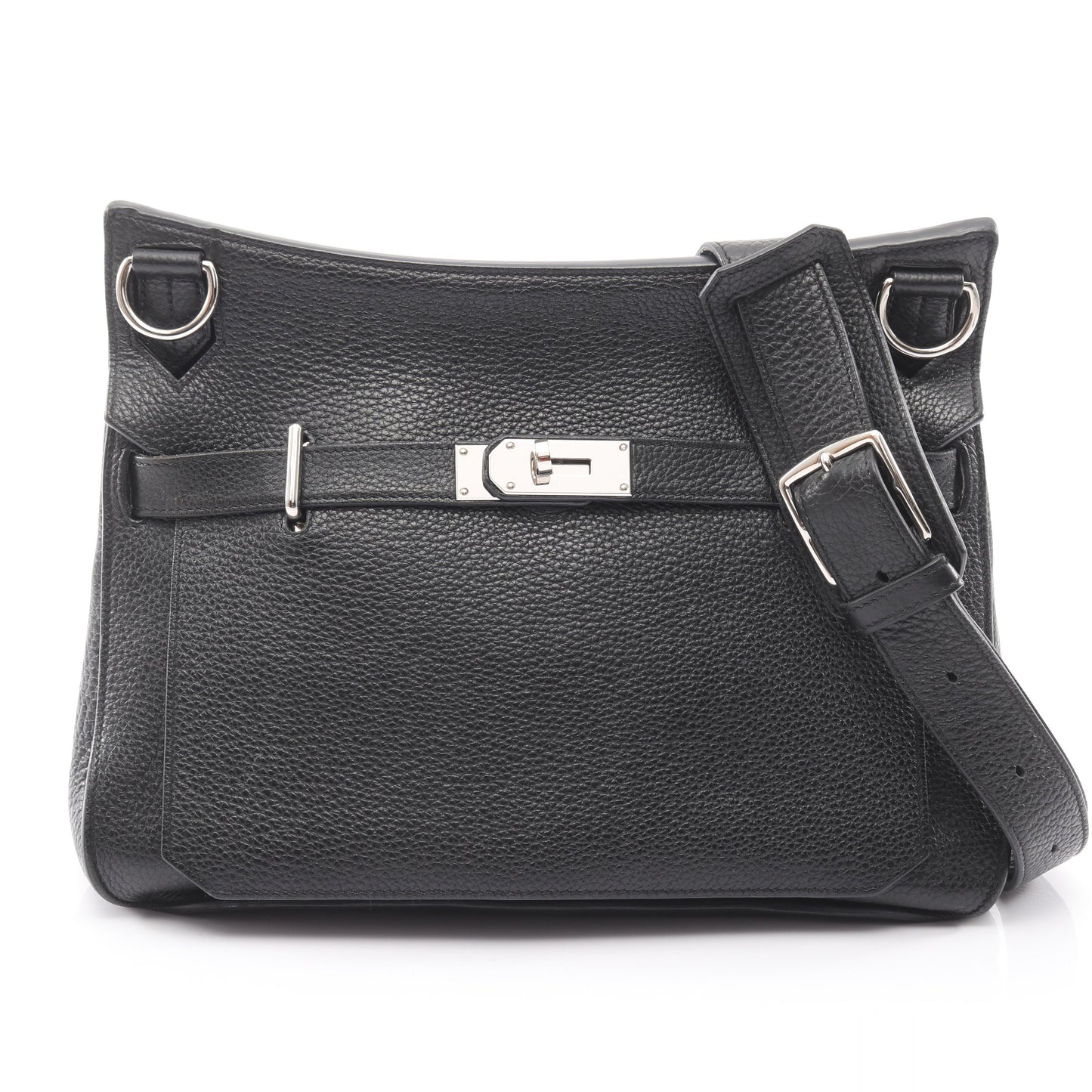 ジプシエール34 ショルダーバッグ トリヨンクレマンス ブラック シルバー金具 □P刻印 エルメス バッグ HERMES