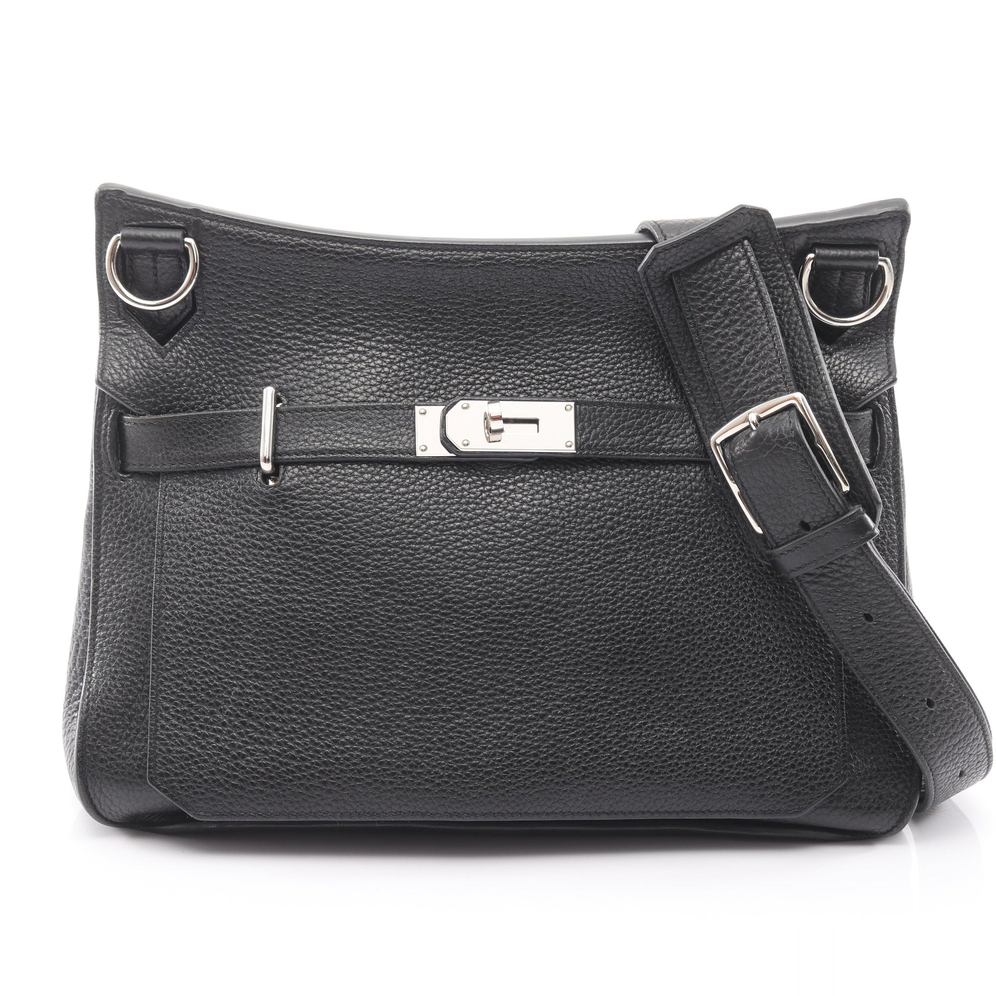 ジプシエール34 ショルダーバッグ トリヨンクレマンス ブラック シルバー金具 □P刻印 エルメス バッグ HERMES