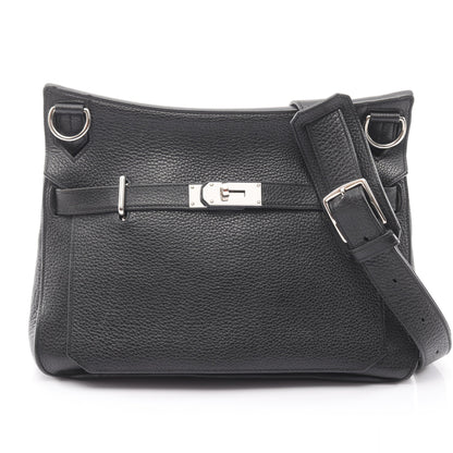 ジプシエール34 ショルダーバッグ トリヨンクレマンス ブラック シルバー金具 □P刻印 エルメス バッグ HERMES