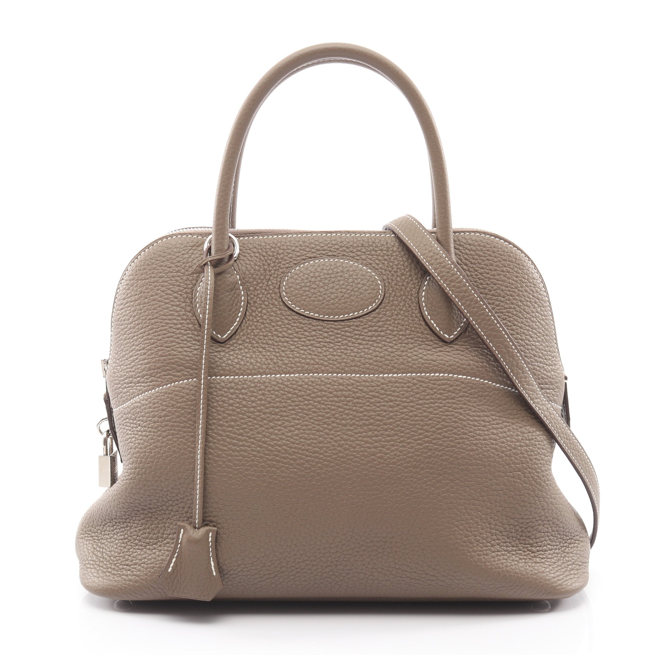 ボリード31 エトゥープ ハンドバッグ トリヨンクレマンス グレー