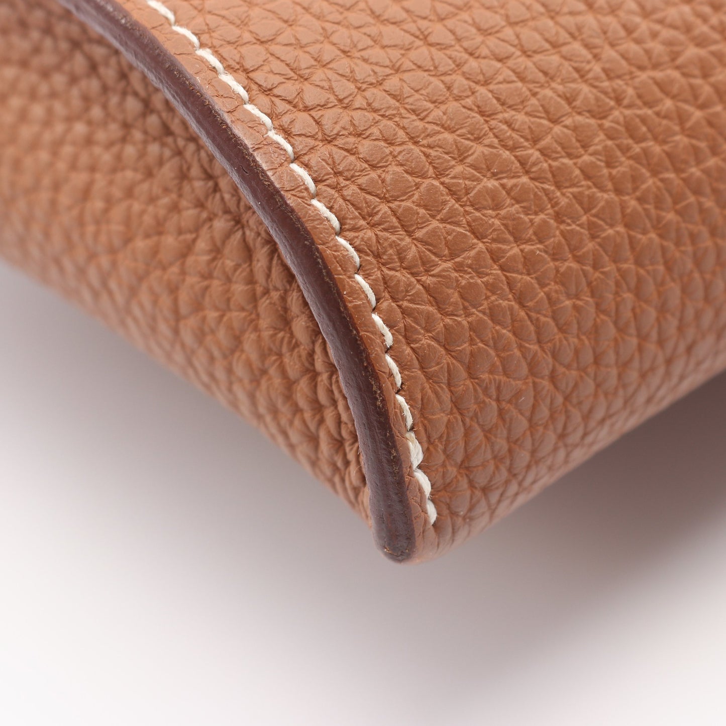 ヴィド ポッシュ ゴールド ショルダーバッグ トゴ ブラウン シルバー金具 W刻印 エルメス バッグ HERMES
