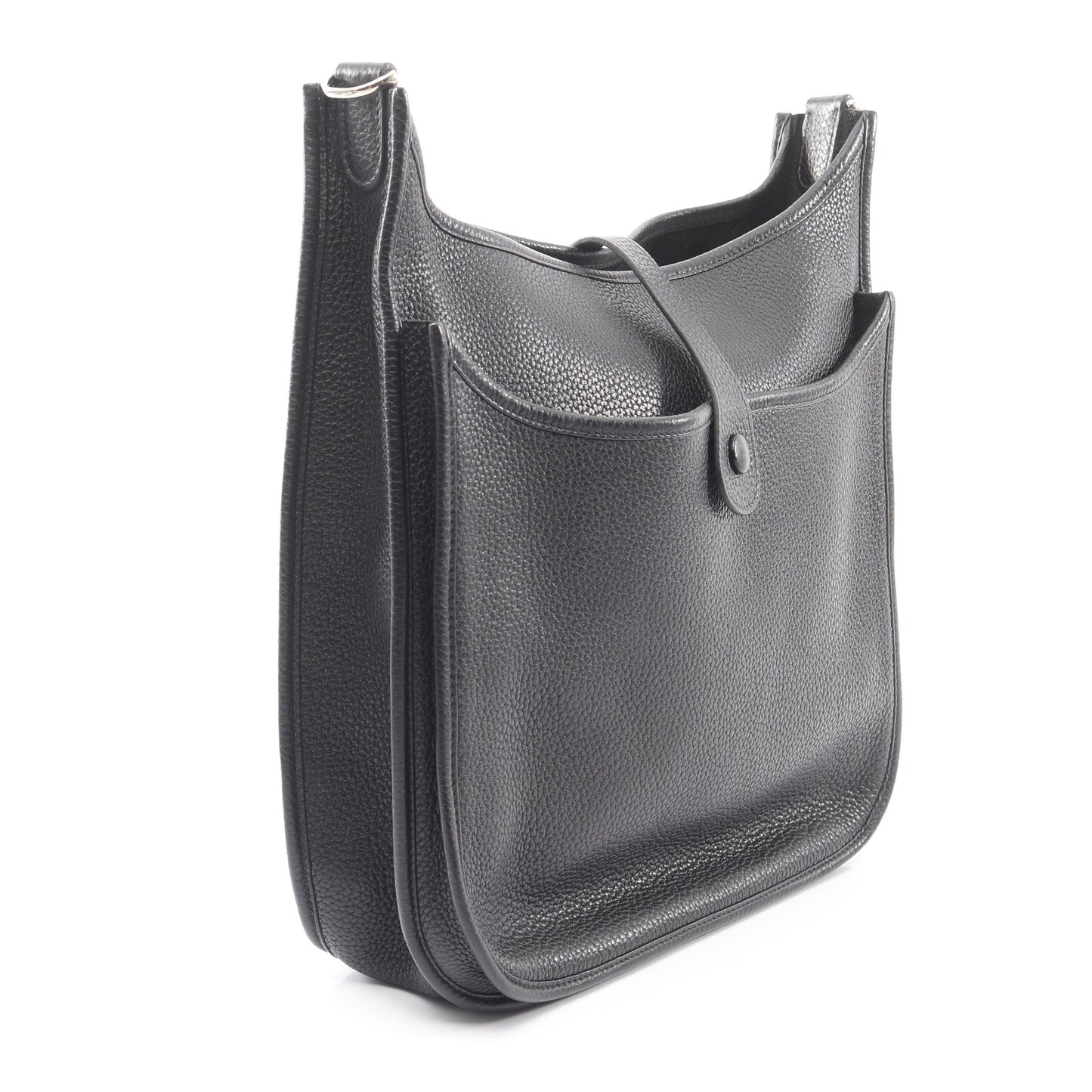 エヴリン 3 トロワ GM ショルダーバッグ トリヨンクレマンス ブラック シルバー金具 □Q刻印 エルメス バッグ HERMES