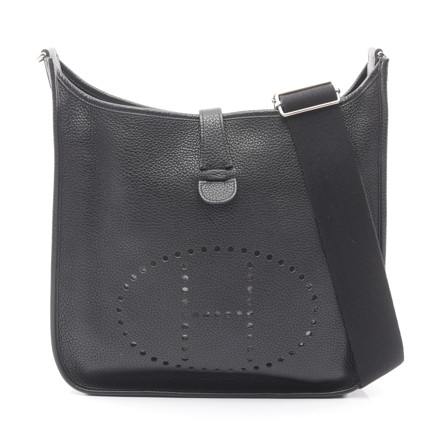 エヴリン 3 トロワ GM ショルダーバッグ トリヨンクレマンス ブラック シルバー金具 □Q刻印 エルメス バッグ HERMES