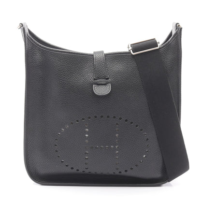 エヴリン 3 トロワ GM ショルダーバッグ トリヨンクレマンス ブラック シルバー金具 □Q刻印 エルメス バッグ HERMES