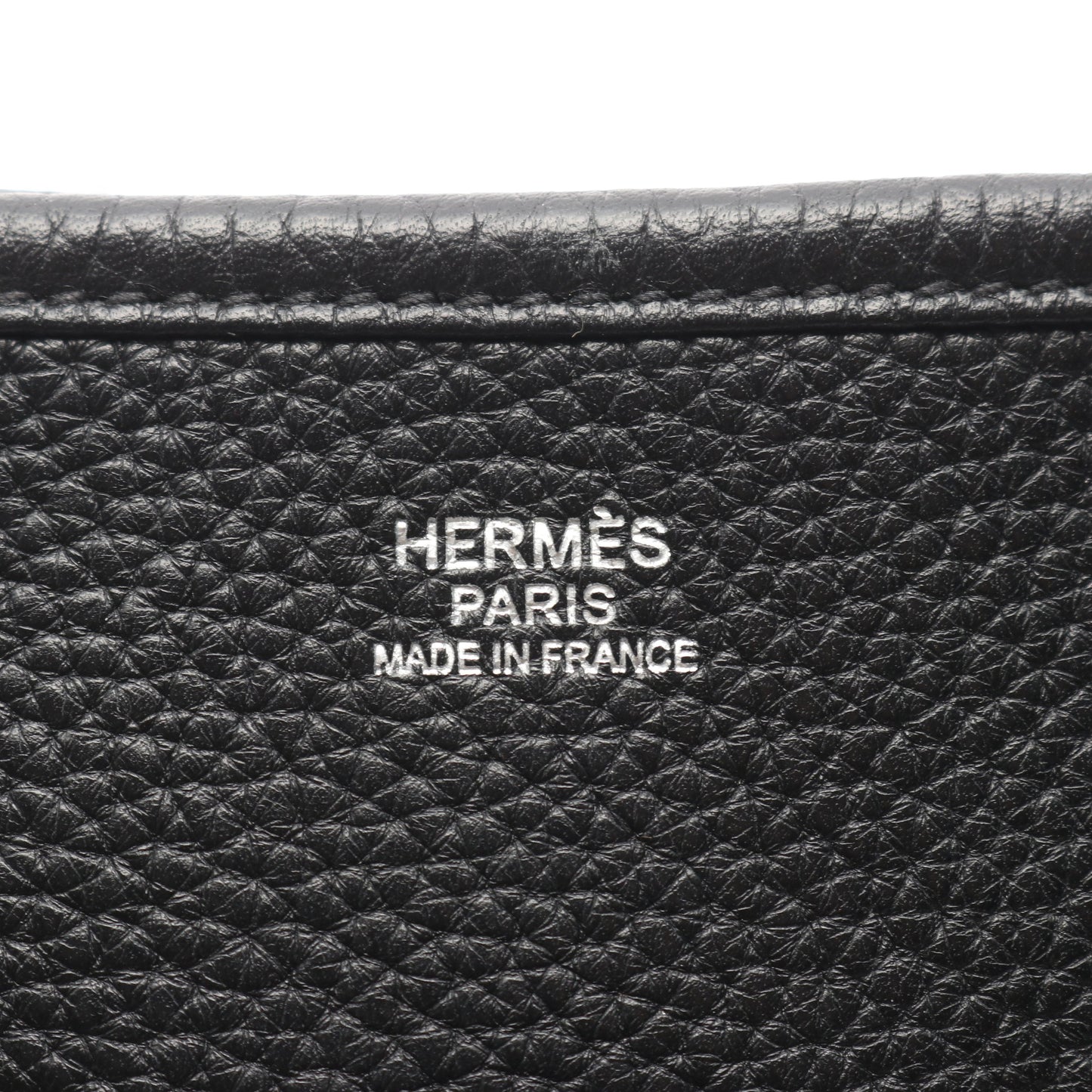 エヴリン 3 トロワ GM ショルダーバッグ トリヨンクレマンス ブラック シルバー金具 □Q刻印 エルメス バッグ HERMES