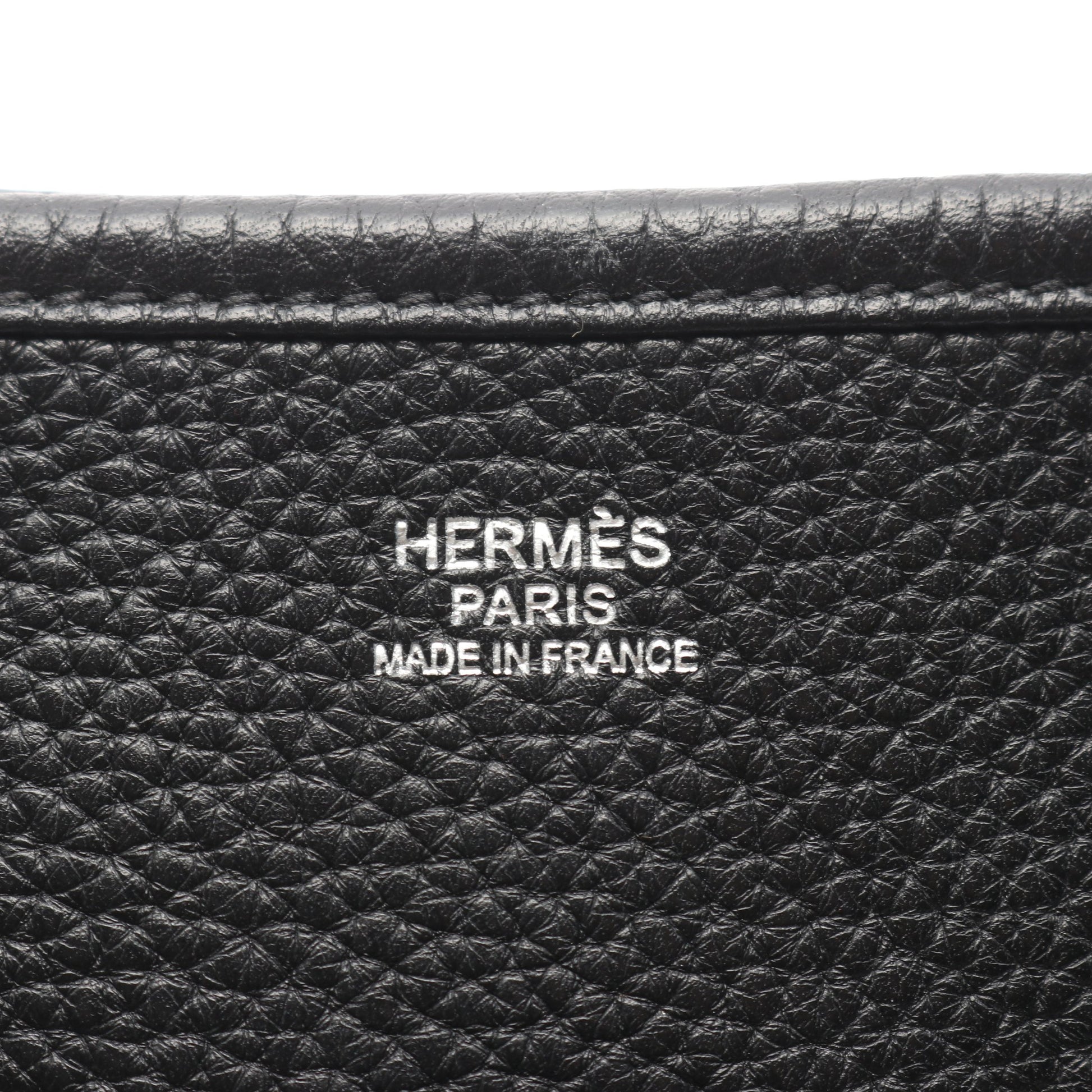 エヴリン 3 トロワ GM ショルダーバッグ トリヨンクレマンス ブラック シルバー金具 □Q刻印 エルメス バッグ HERMES