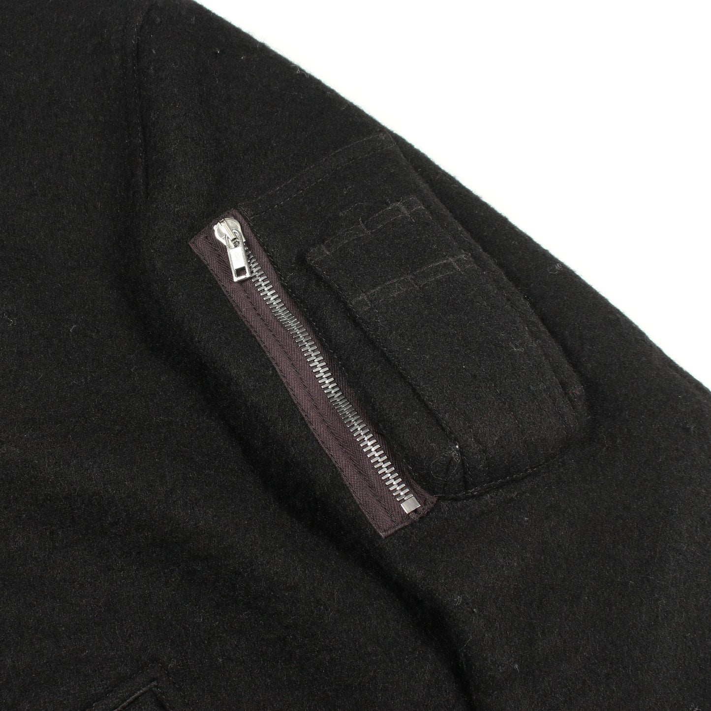 FLIGHT BOMBER JACKET ボンバージャケット ウール ブラック リックオウエンス アウター Rick Owens