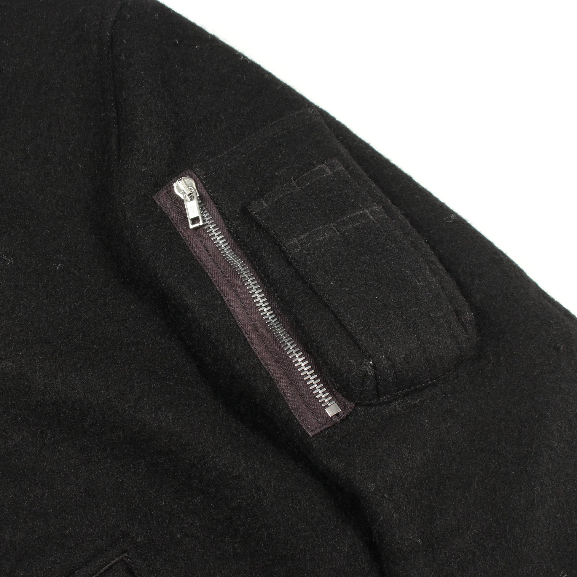 FLIGHT BOMBER JACKET ボンバージャケット ウール ブラック リックオウエンス アウター Rick Owens