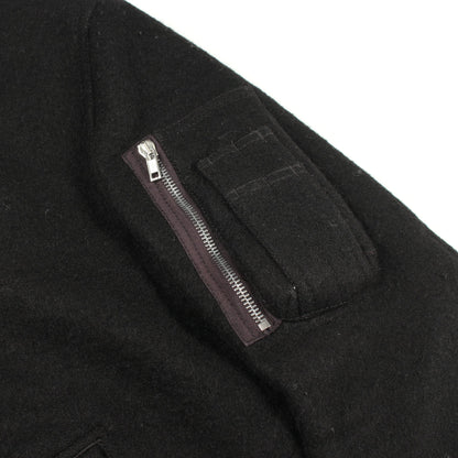 FLIGHT BOMBER JACKET ボンバージャケット ウール ブラック リックオウエンス アウター Rick Owens