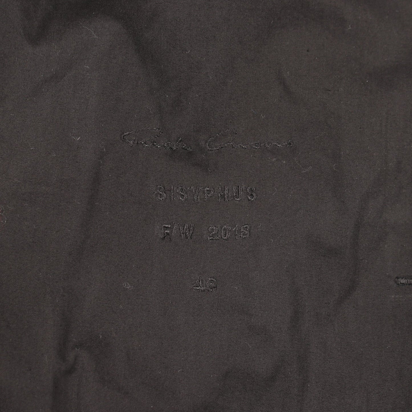 FLIGHT BOMBER JACKET ボンバージャケット ウール ブラック リックオウエンス アウター Rick Owens