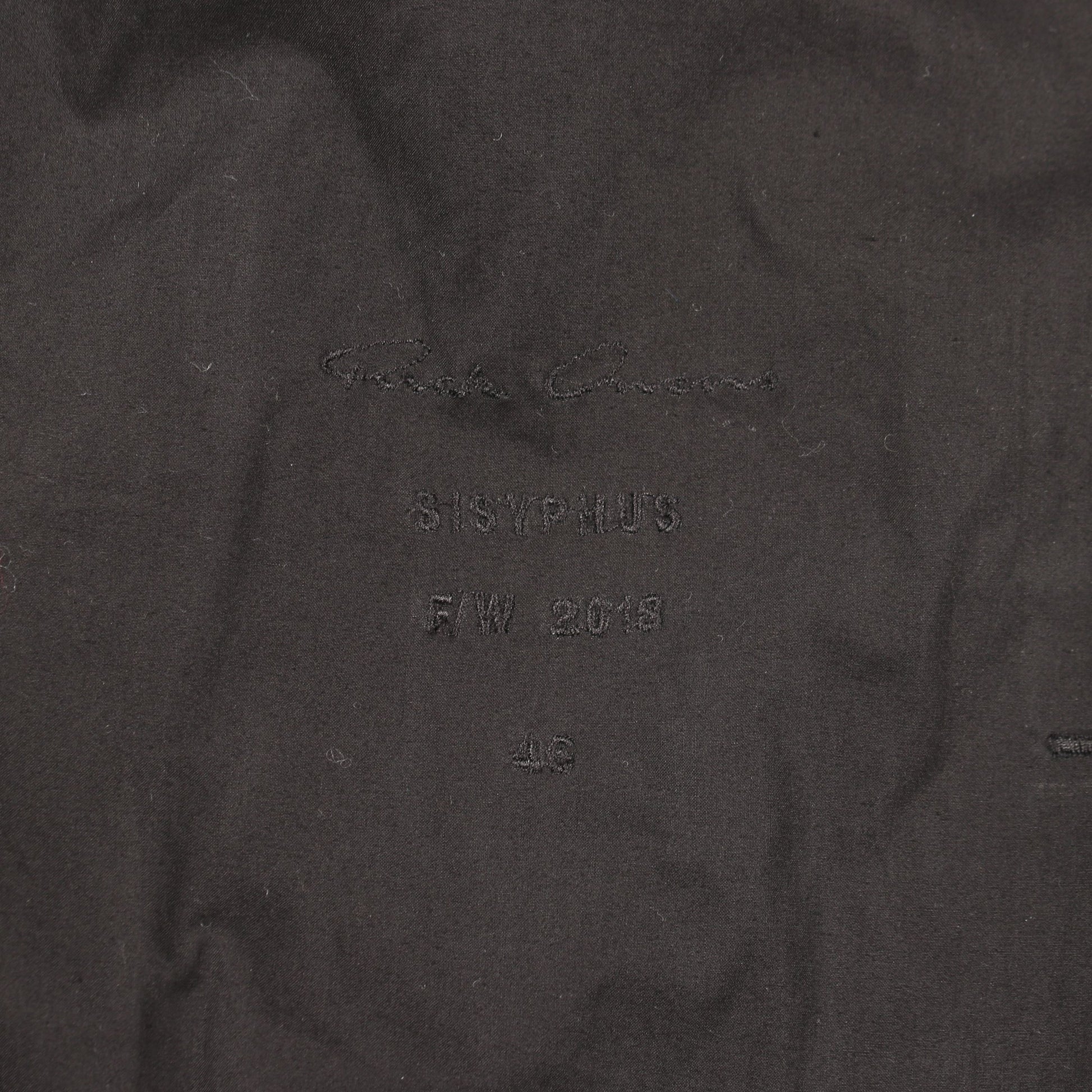 FLIGHT BOMBER JACKET ボンバージャケット ウール ブラック リックオウエンス アウター Rick Owens