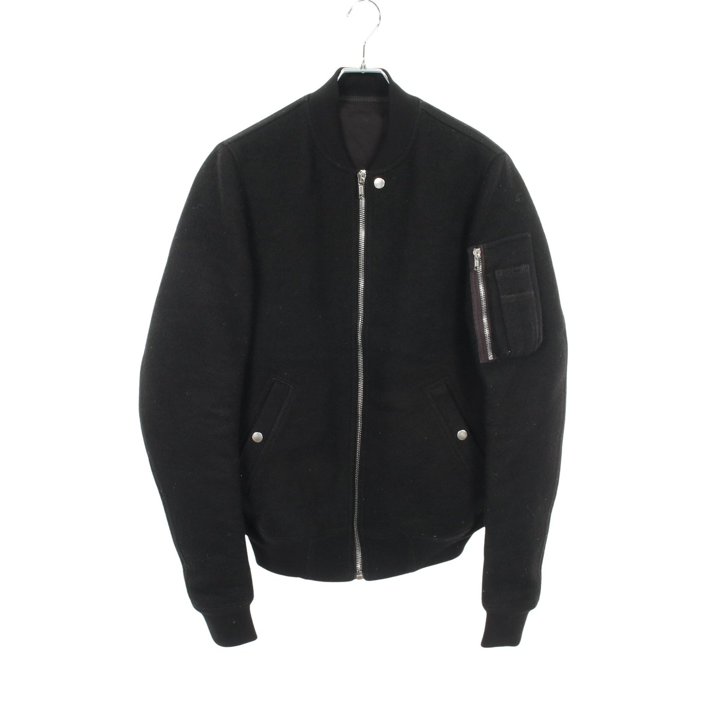 FLIGHT BOMBER JACKET ボンバージャケット ウール ブラック リックオウエンス アウター Rick Owens