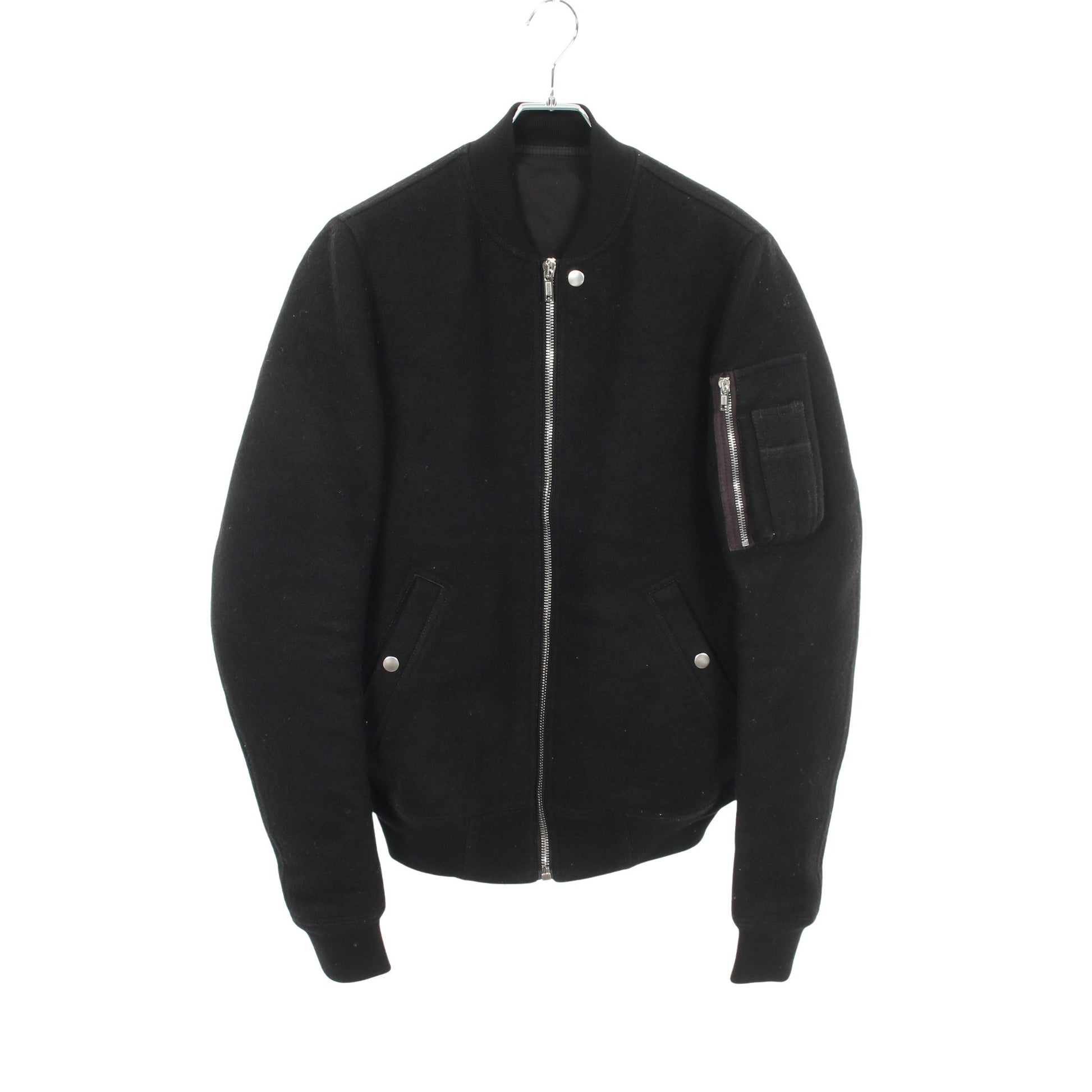 FLIGHT BOMBER JACKET ボンバージャケット ウール ブラック リックオウエンス アウター Rick Owens