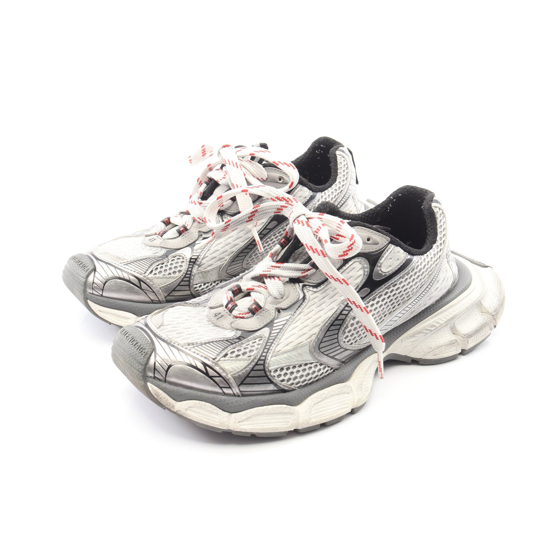 3XL スニーカー ファブリック グレー バレンシアガ シューズ BALENCIAGA