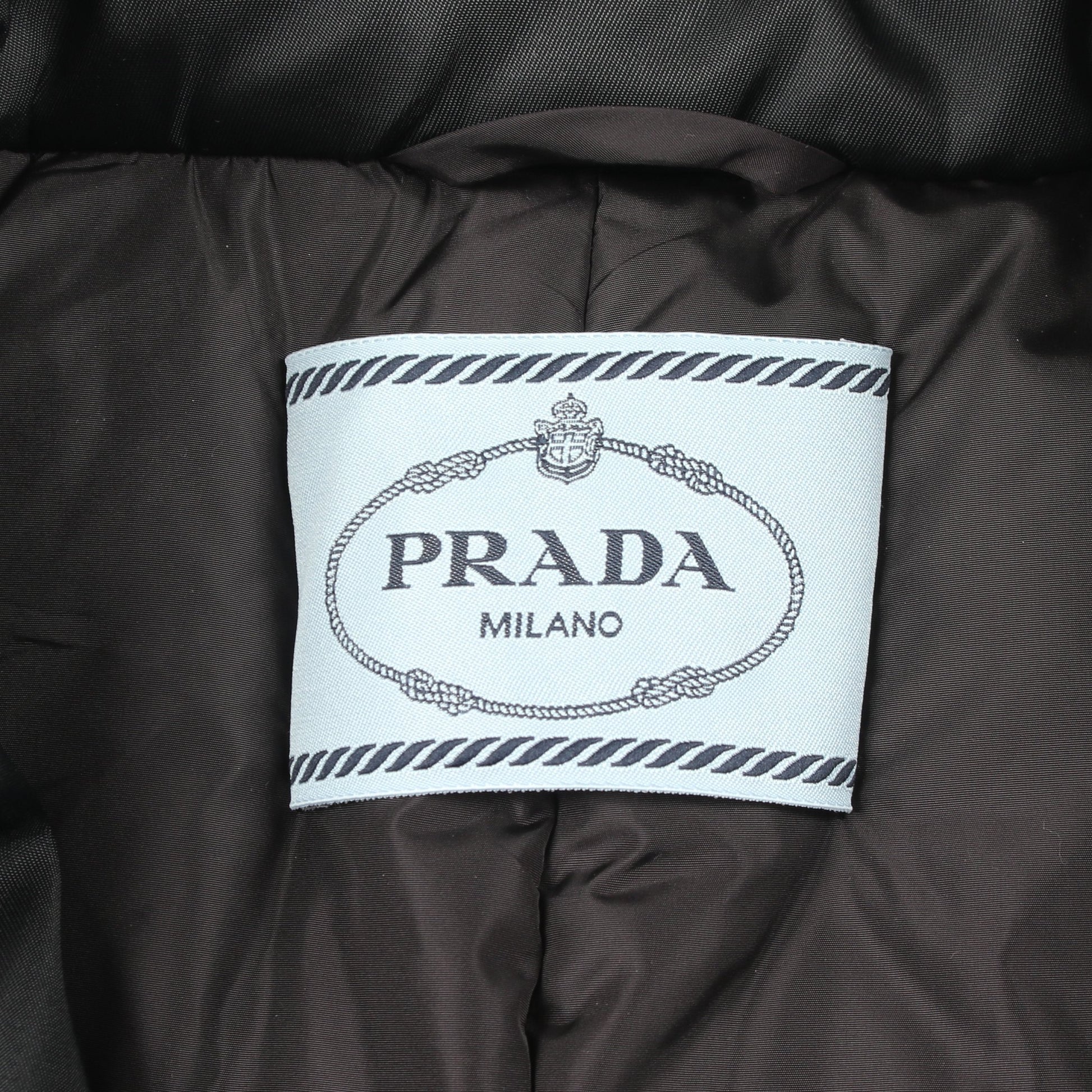 Re-Nylon ダウンジャケット ナイロン ブラック プラダ アウター PRADA