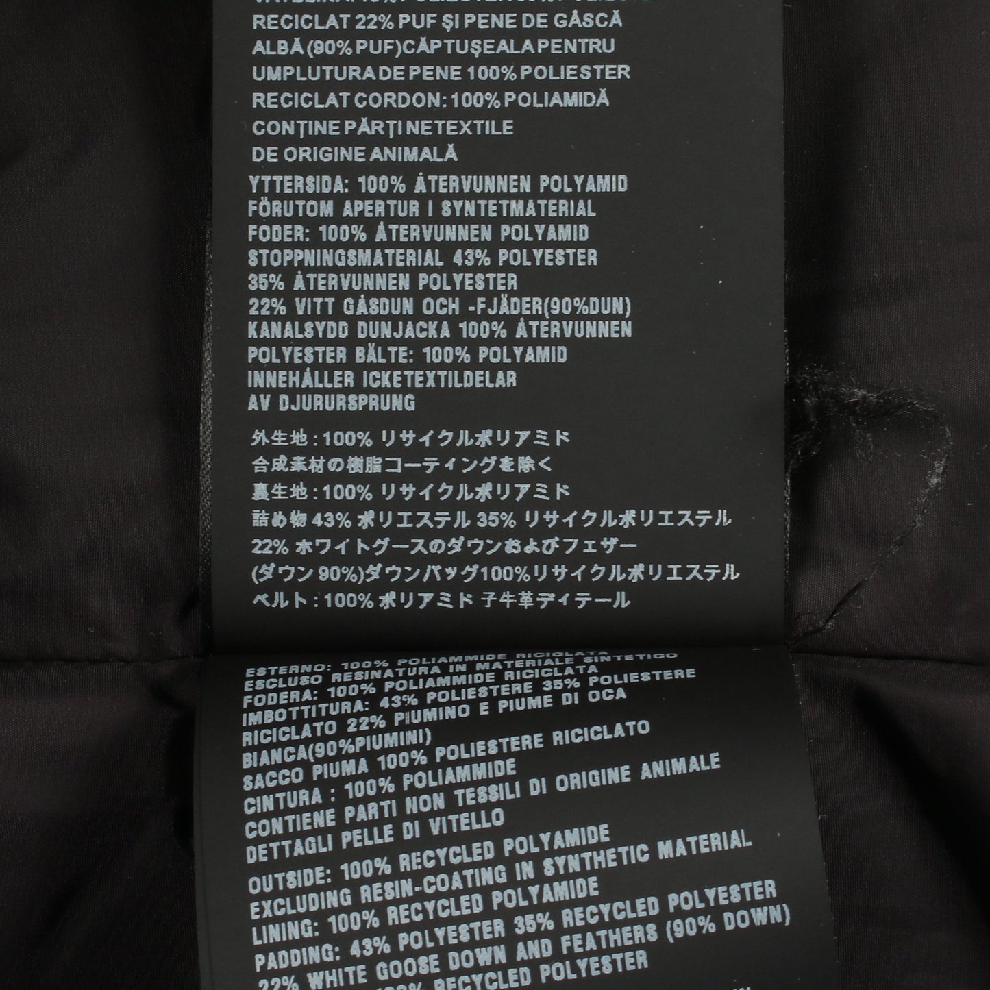 Re-Nylon ダウンジャケット ナイロン ブラック プラダ アウター PRADA