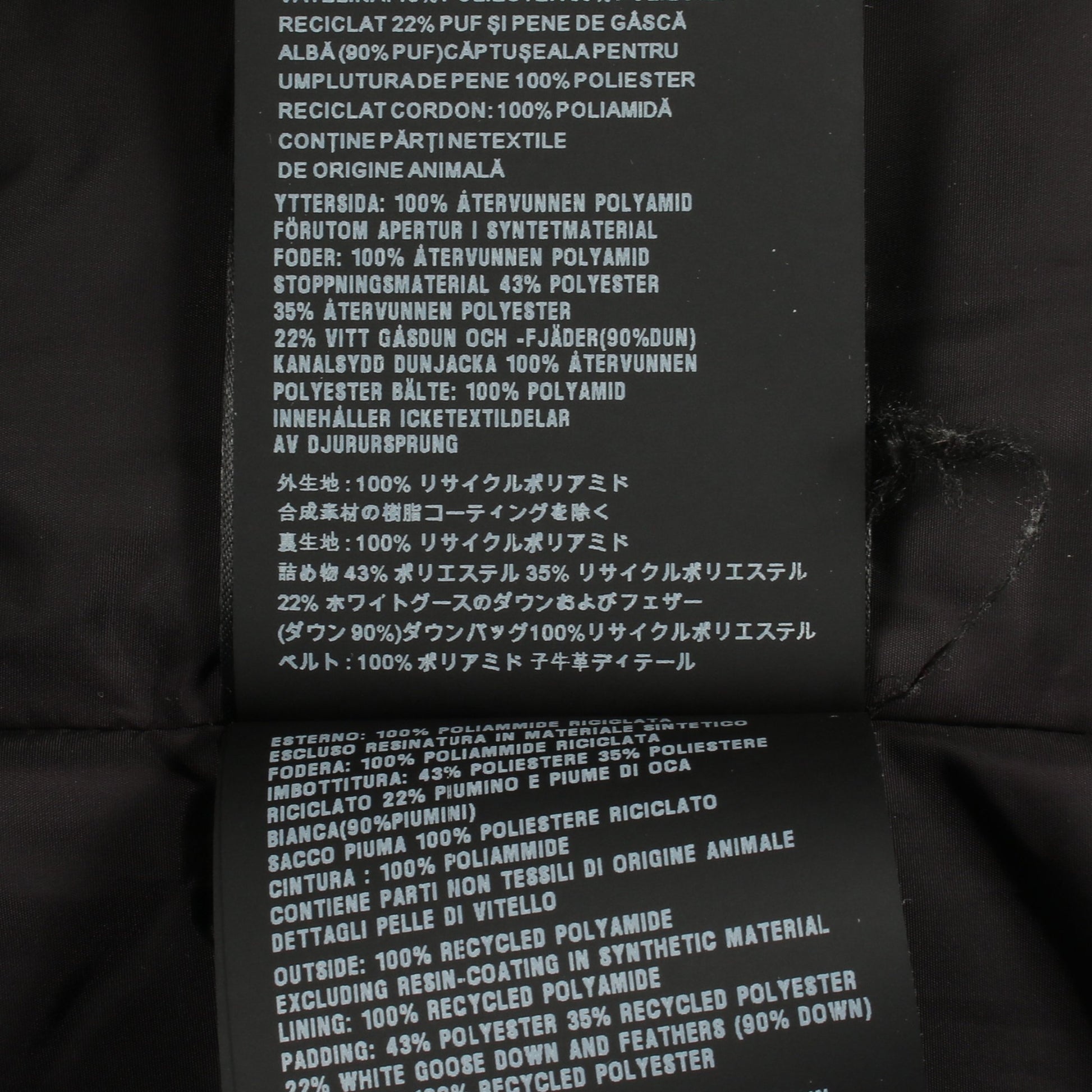 Re-Nylon ダウンジャケット ナイロン ブラック プラダ アウター PRADA