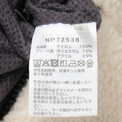 リバーシブルエクストリーム パイルフリース ジャケット ナイロン ブラック オフホワイト リバーシブル ザノースフェイス アウター THE NORTH FACE