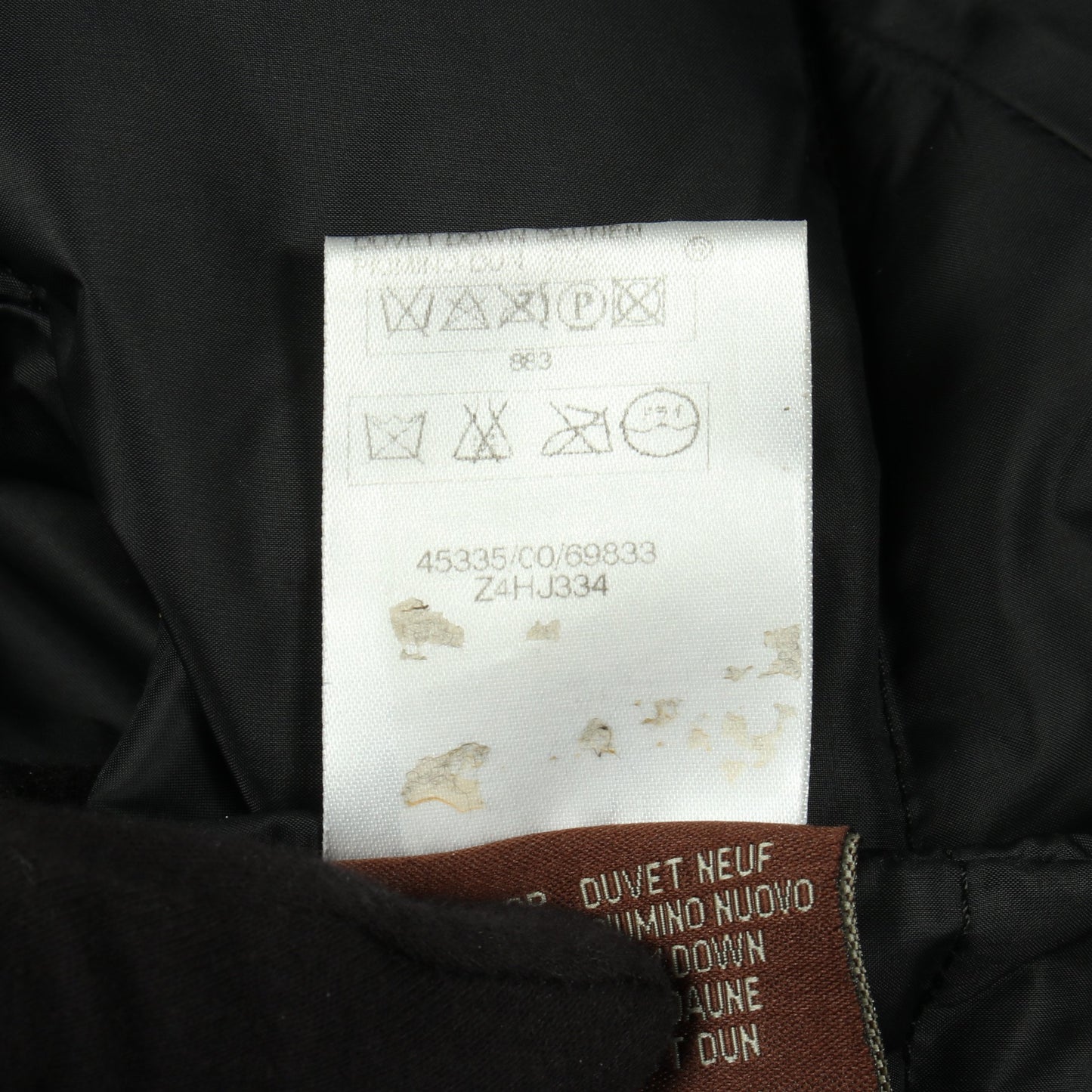 ダウンジャケット ブラック 茶タグ モンクレール アウター MONCLER