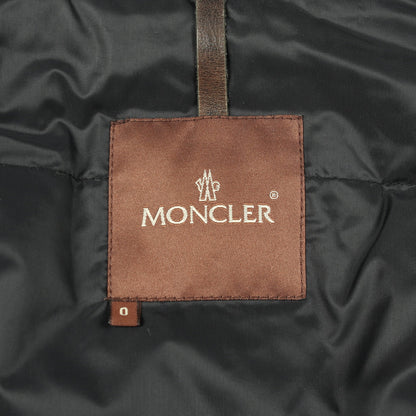ダウンジャケット ブラック 茶タグ モンクレール アウター MONCLER