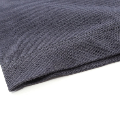 ロゴ刺繍 長袖Tシャツ コットン ネイビー モンクレール トップス MONCLER