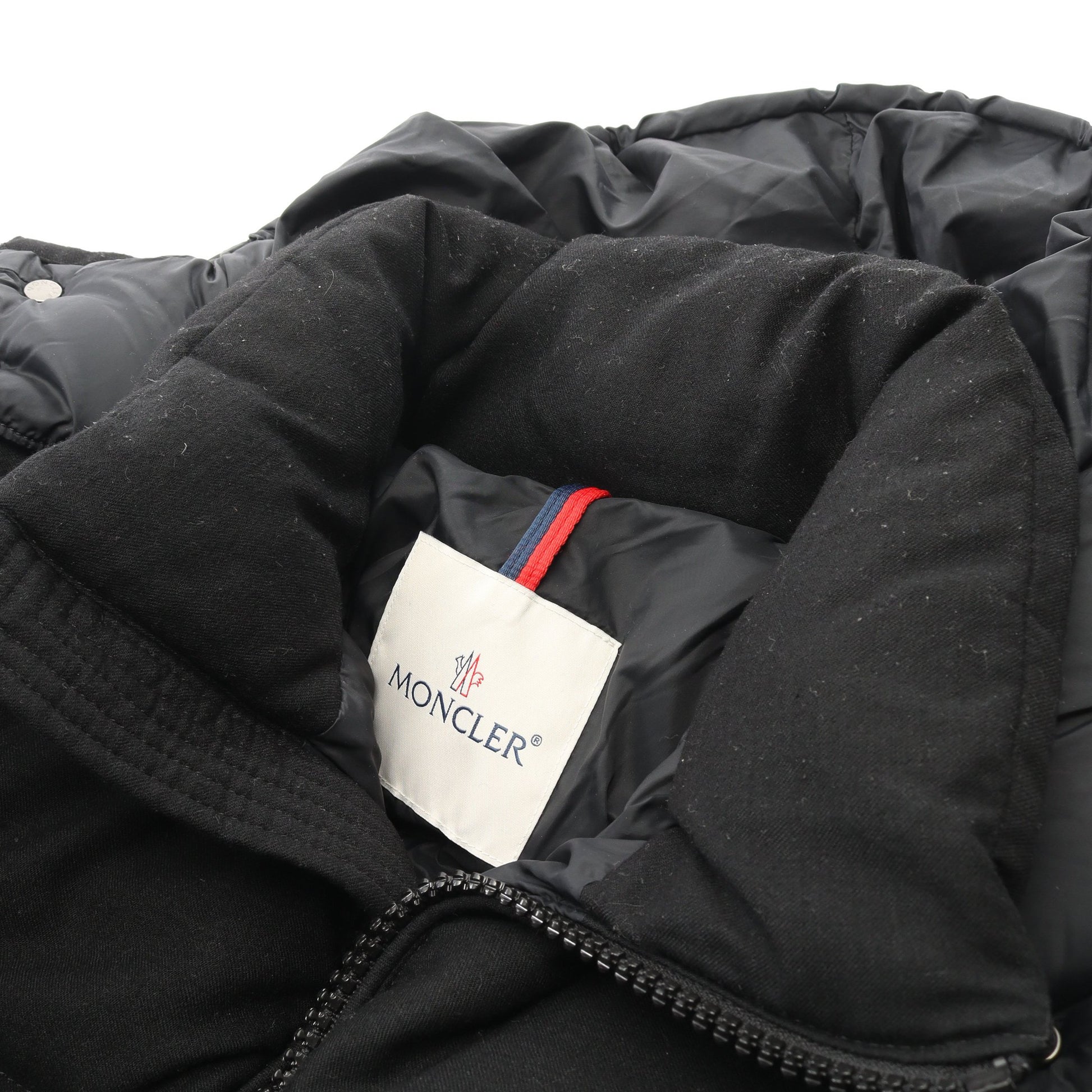 MONTGENEVRE モンジュネーヴル ダウンジャケット ウール ブラック モンクレール アウター MONCLER