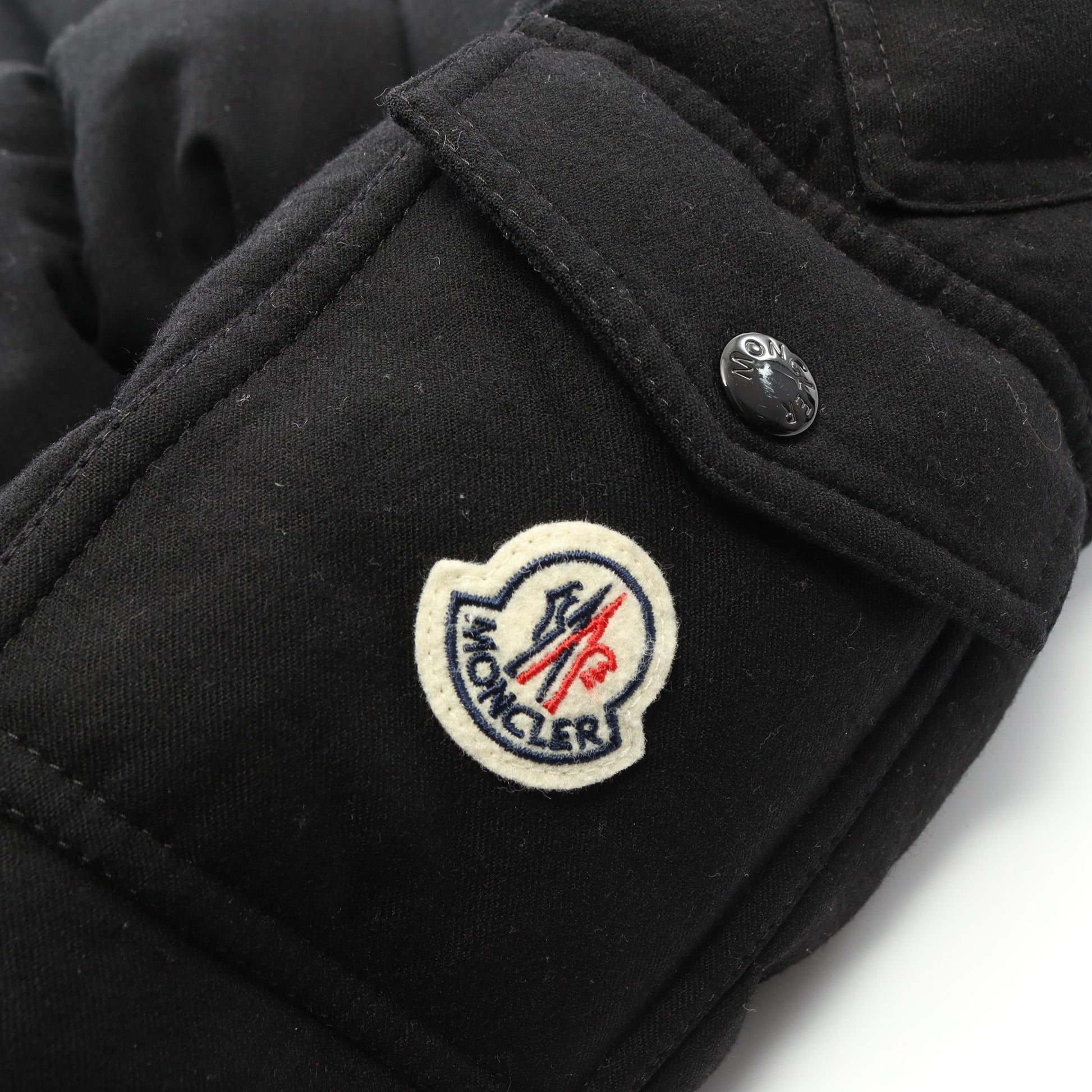 MONTGENEVRE モンジュネーヴル ダウンジャケット ウール ブラック モンクレール アウター MONCLER
