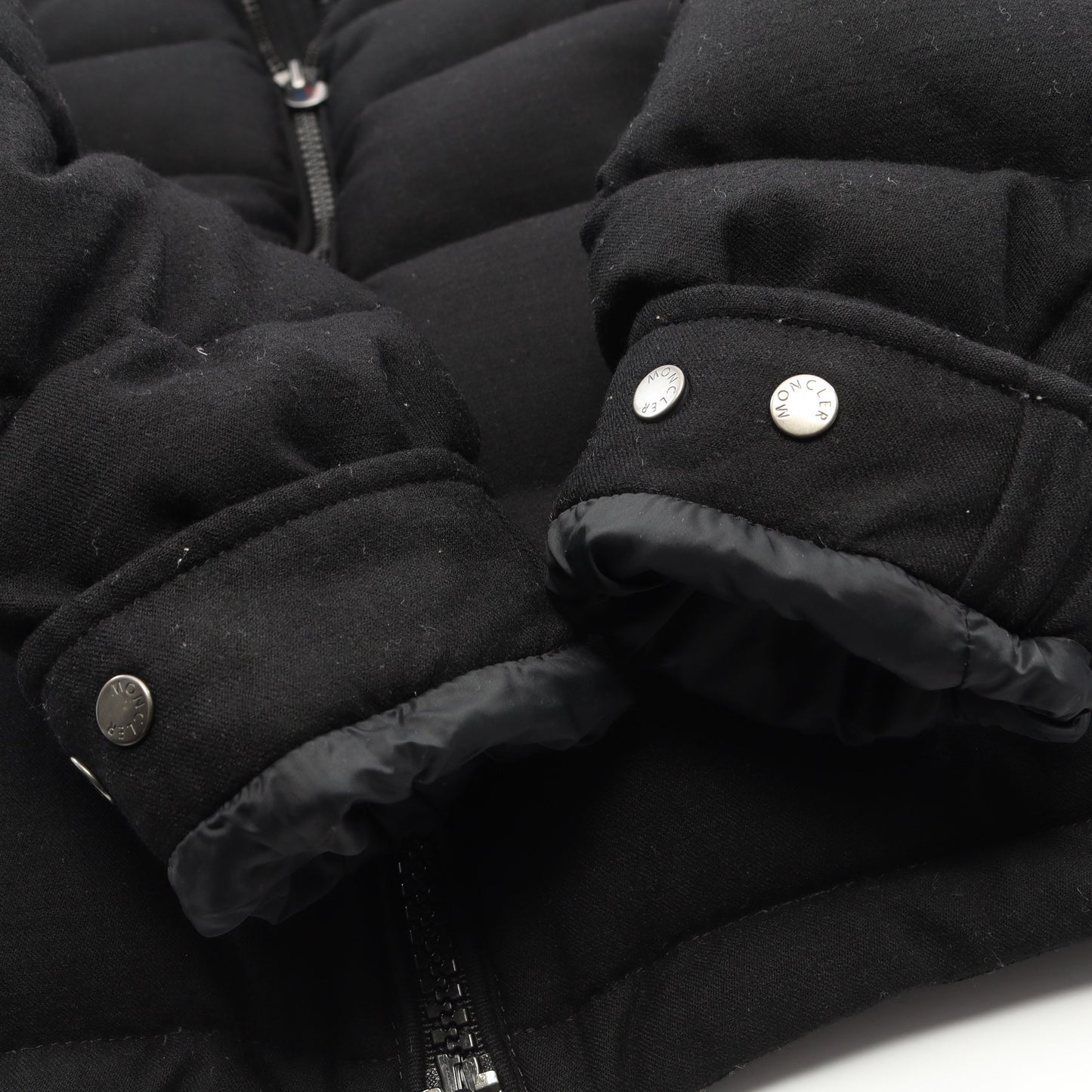 MONTGENEVRE モンジュネーヴル ダウンジャケット ウール ブラック モンクレール アウター MONCLER