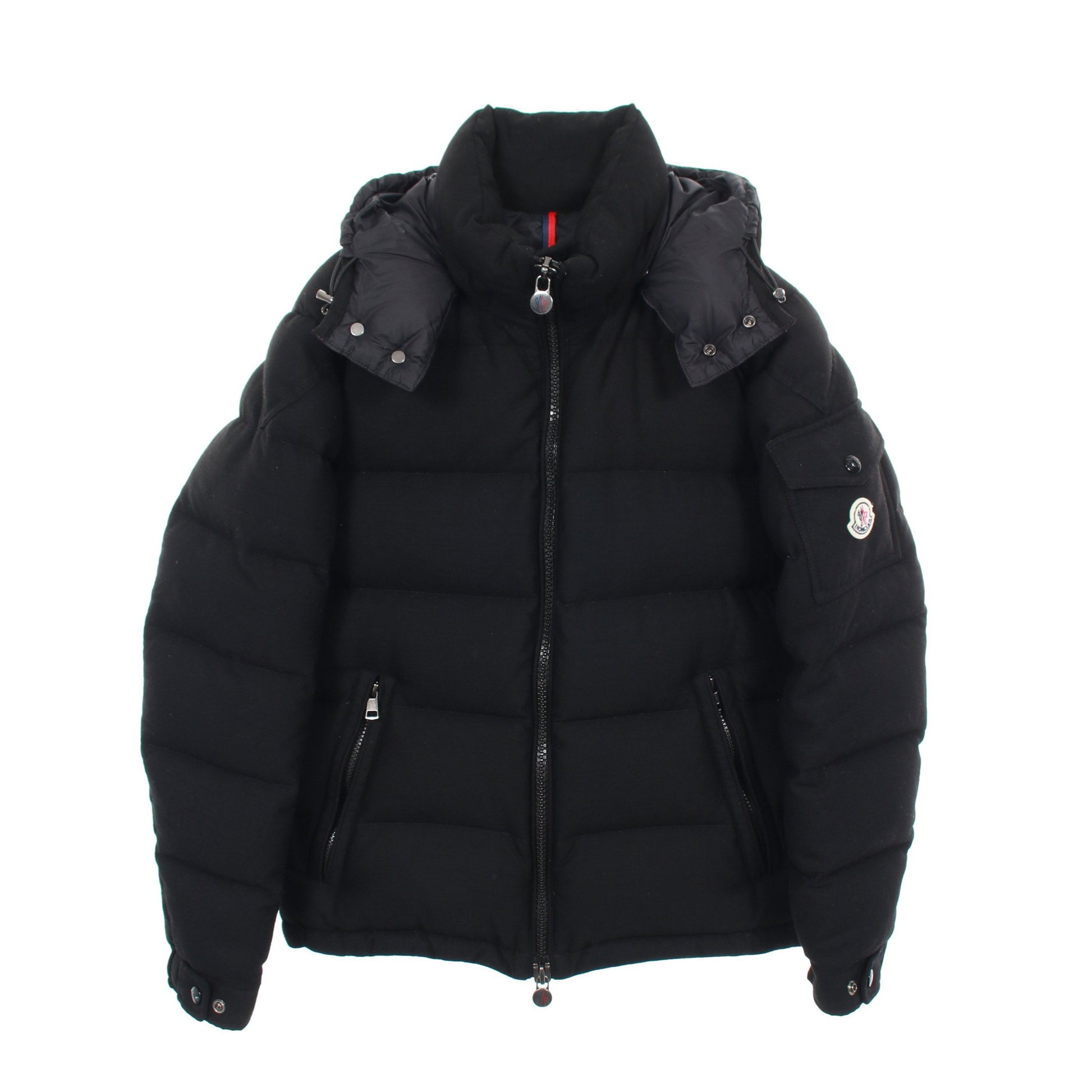 MONTGENEVRE モンジュネーヴル ダウンジャケット ウール ブラック モンクレール アウター MONCLER
