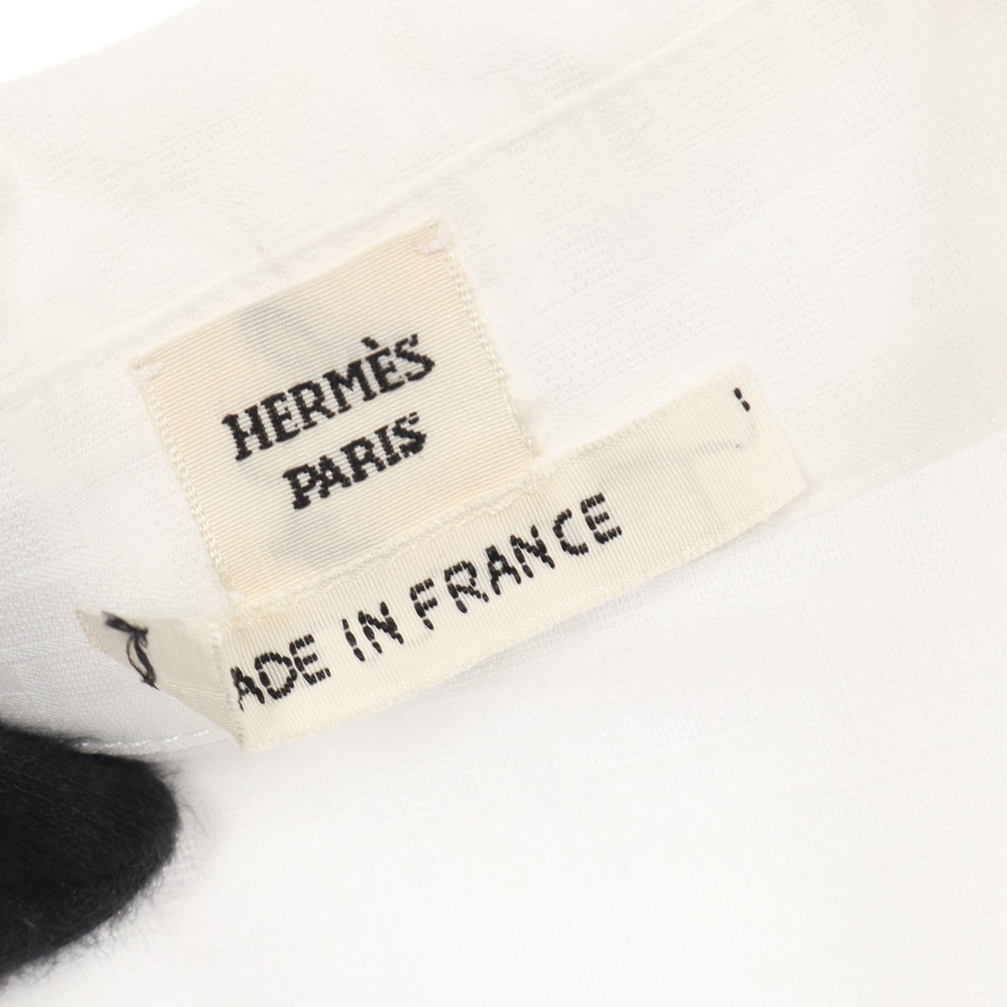 モザイク ジップドレス シャツワンピース 半袖 コットン ホワイト エルメス ワンピース HERMES