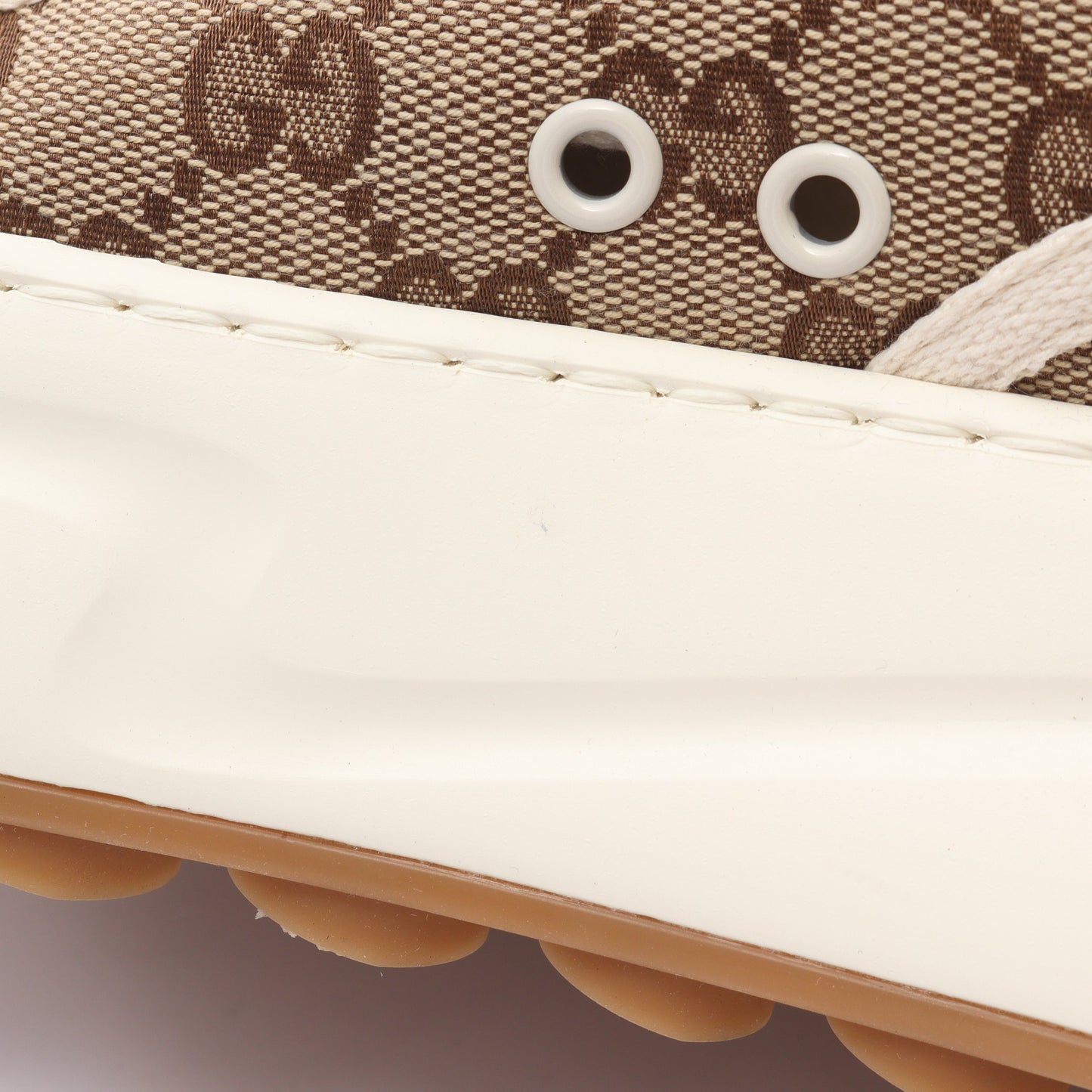 GUCCI TENNIS 1977 GGキャンバス ハイカットスニーカー キャンバス ベージュ ブラウン グッチ シューズ GUCCI