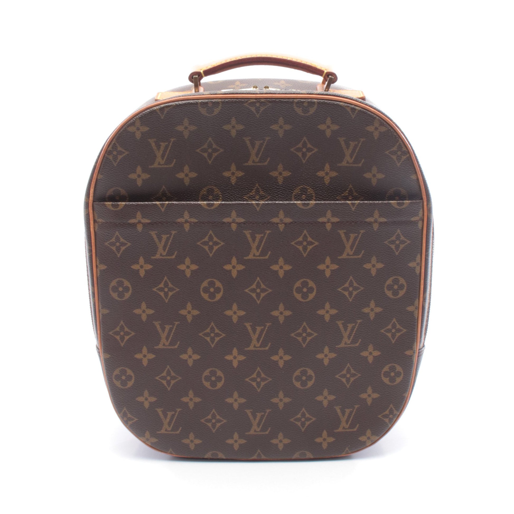 パックオール サックアド モノグラム ハンドバッグ PVC レザー ブラウン ルイヴィトン バッグ LOUIS VUITTON