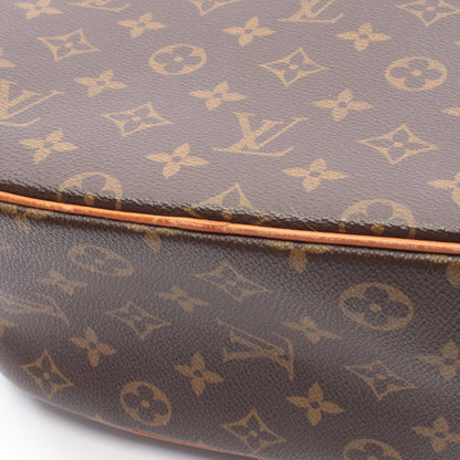 パックオール サックアド モノグラム ハンドバッグ PVC レザー ブラウン ルイヴィトン バッグ LOUIS VUITTON