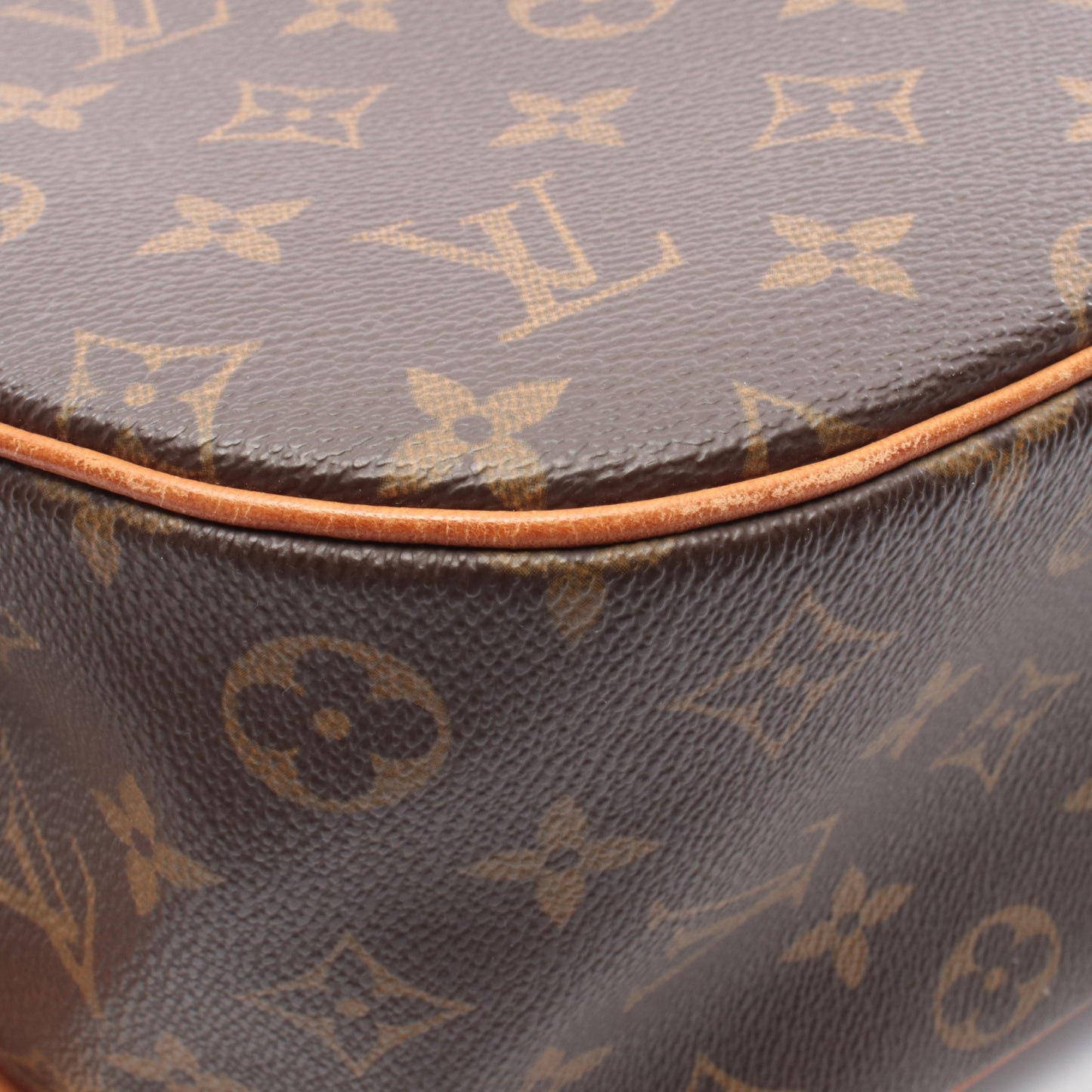 パックオール サックアド モノグラム ハンドバッグ PVC レザー ブラウン ルイヴィトン バッグ LOUIS VUITTON