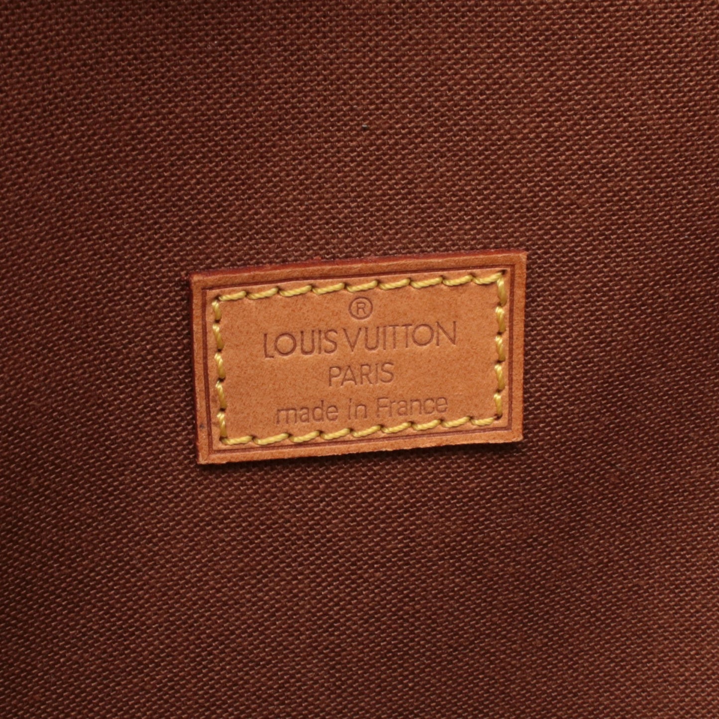 パックオール サックアド モノグラム ハンドバッグ PVC レザー ブラウン ルイヴィトン バッグ LOUIS VUITTON